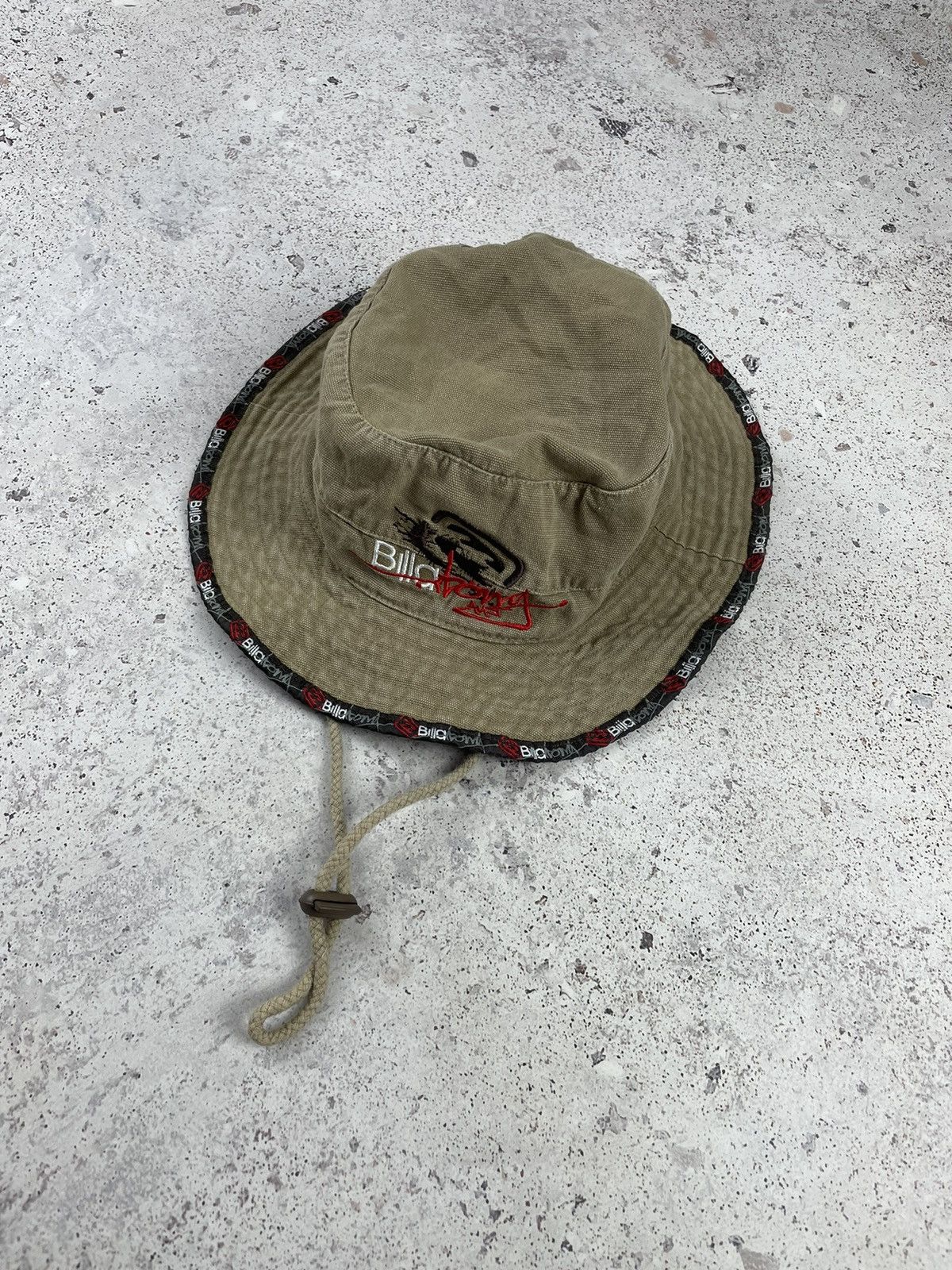 Billabong × Vintage Y2k Vintage Billabong Patchwork Japanese Bucket Hat Cap Size ONE SIZE - 4 Thumbnail