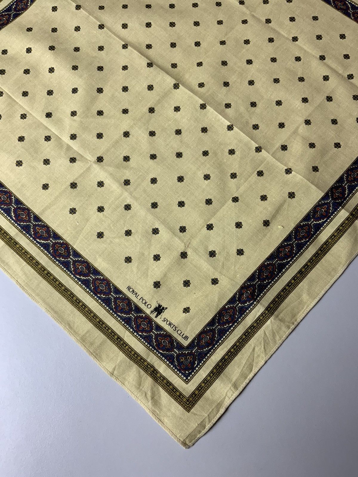 Beverly Hills Polo Club Royal Polo Sports Monogram Bandana Handkercheif Size ONE SIZE - 7 Thumbnail