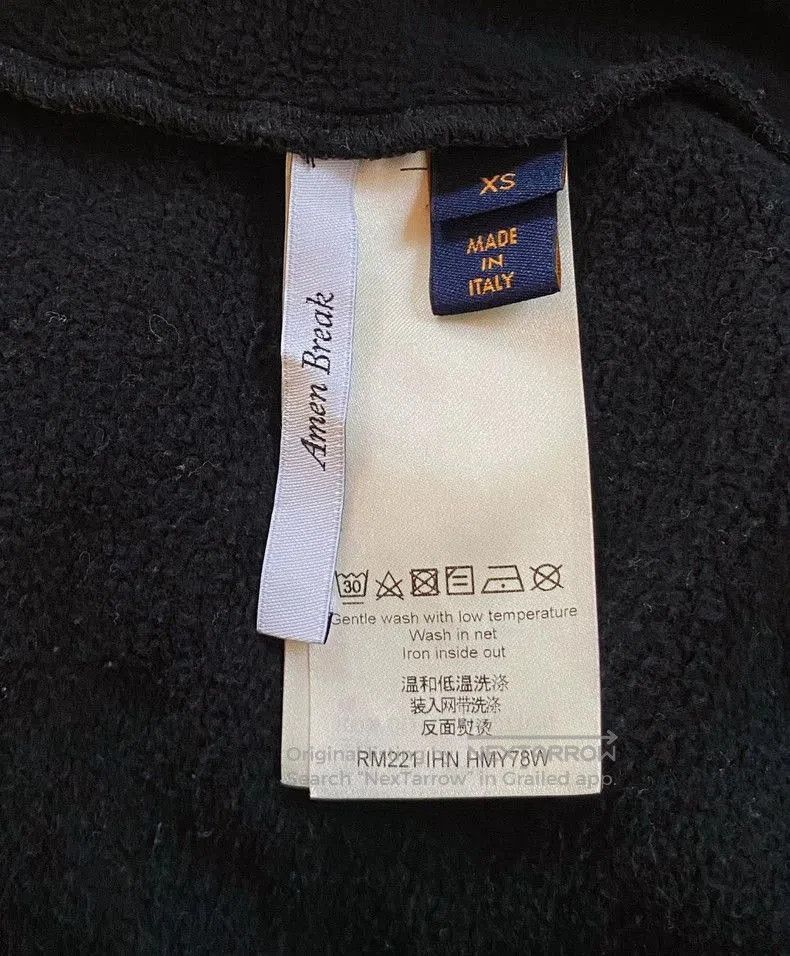 Louis Vuitton Louis Vuitton Black Logo Sweatshirt. Size US XS / EU 42 / 0 - 6 Thumbnail