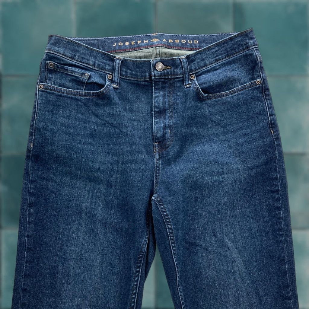 Joseph Abboud Joseph Abboud Jeans Mens 32x32 Dark Wash Blue Slim Fit Denim 5 PocketStretch Jeans Slim Mens 32 blue Size US 32 / EU 48 - 1 Thumbnail