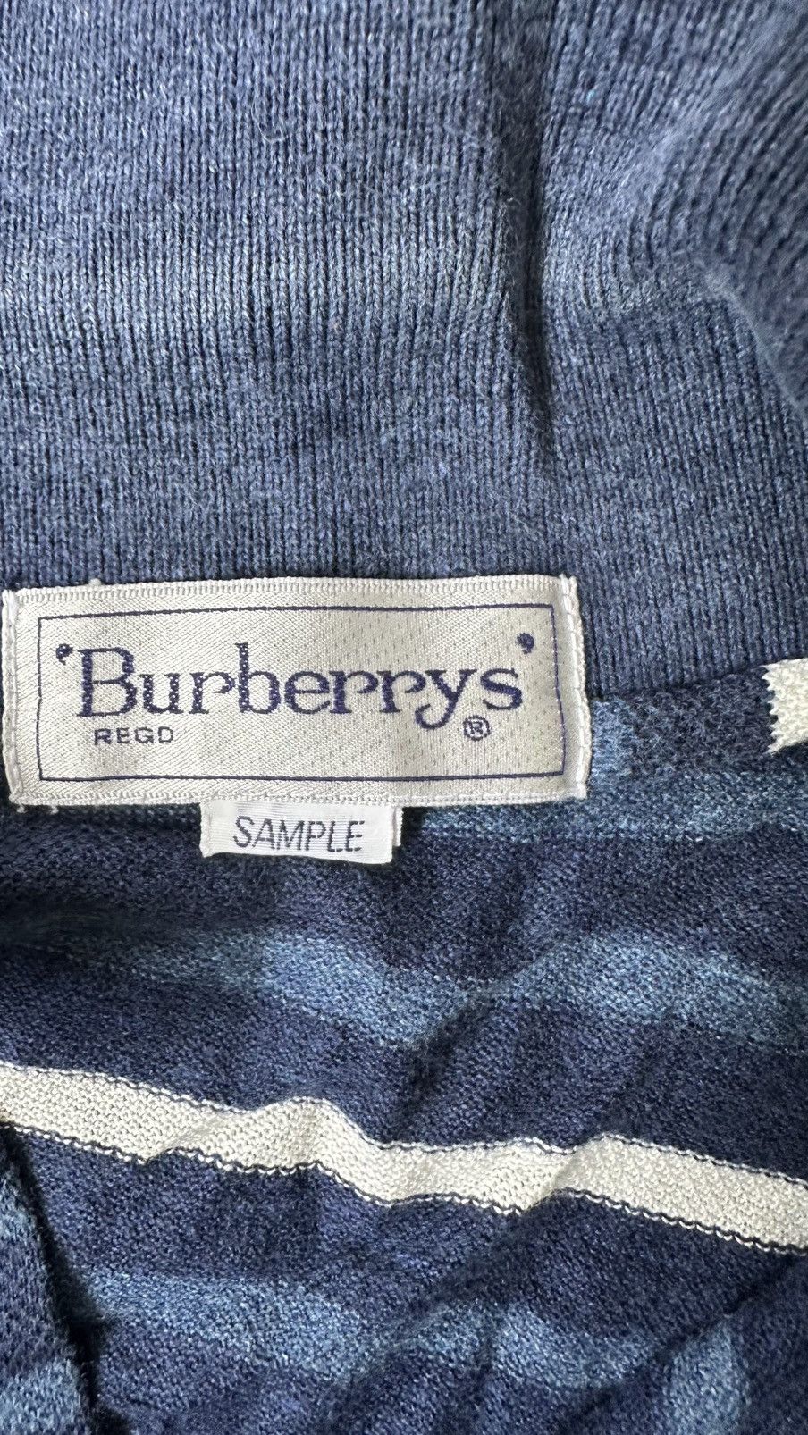 Burberry VINTAGE BURBERRY’S SAMPLE STRIPES POLO TEE Size US L / EU 52-54 / 3 - 6 Thumbnail
