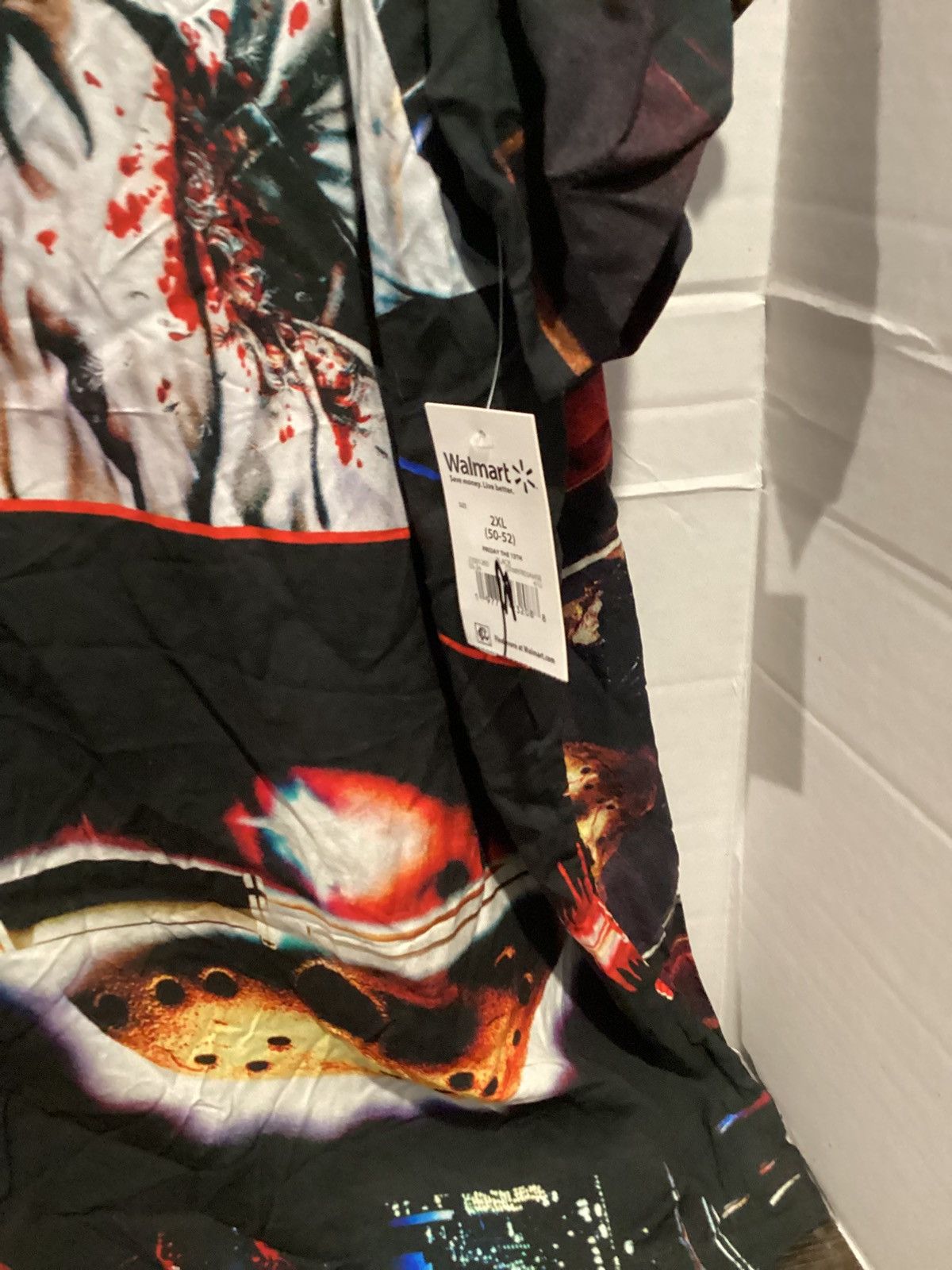 Other Mens Friday the 13th Black Graphic Button Up Shirt XX Large Size US XXL / EU 58 / 5 - 4 Thumbnail