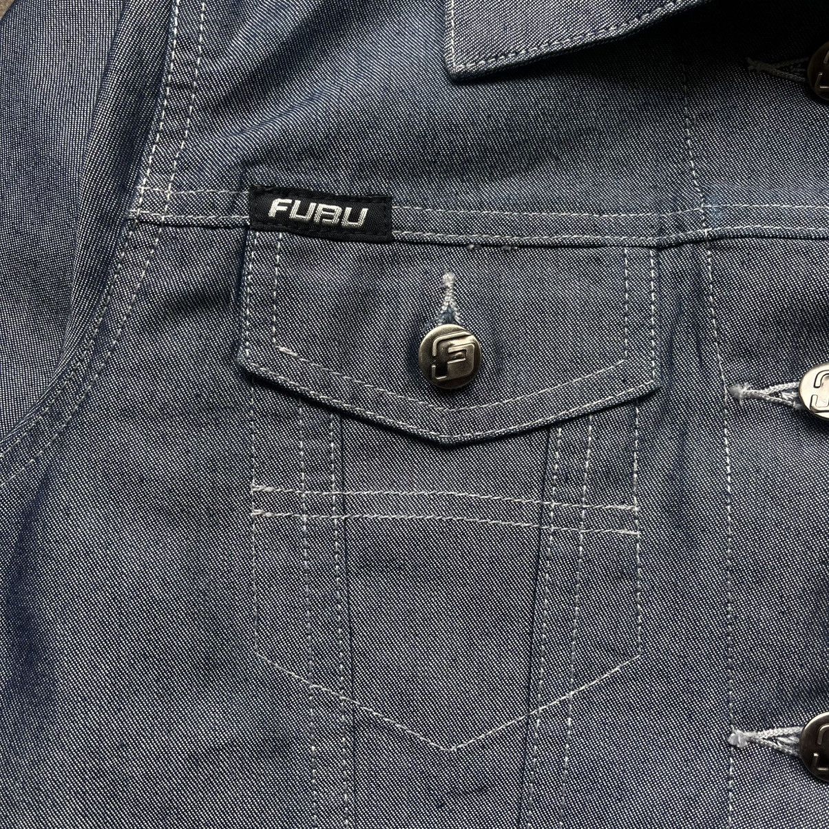 Fubu Fubu Collection Denim Jacket Cropped Size US S / EU 44-46 / 1 - 8 Thumbnail