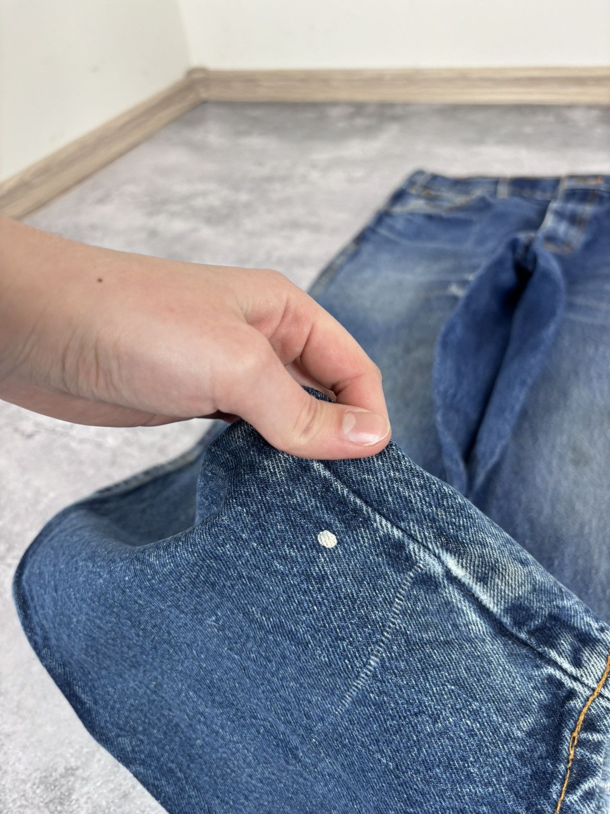 Dickies Vintage Dickies Work Faded Blue Denim Jeans 9393 RNB Size US 36 / EU 52 - 13 Thumbnail
