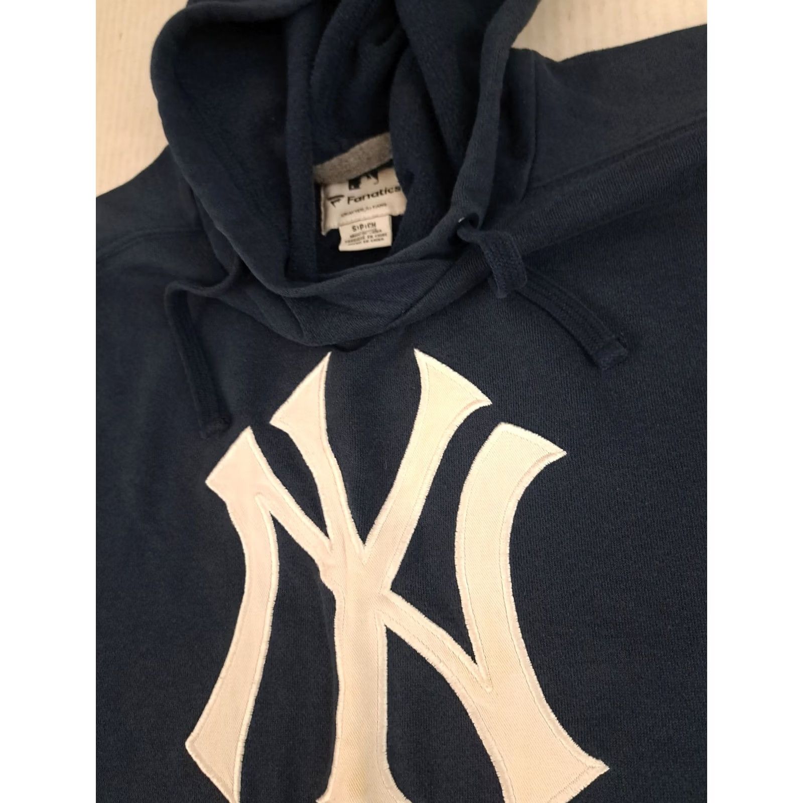 Vintage VINTAGE New York Yankees Hoodie Woman Small Logo Stitched Cotton Canvas Fanatics Size S / US 4 / IT 40 - 4 Thumbnail