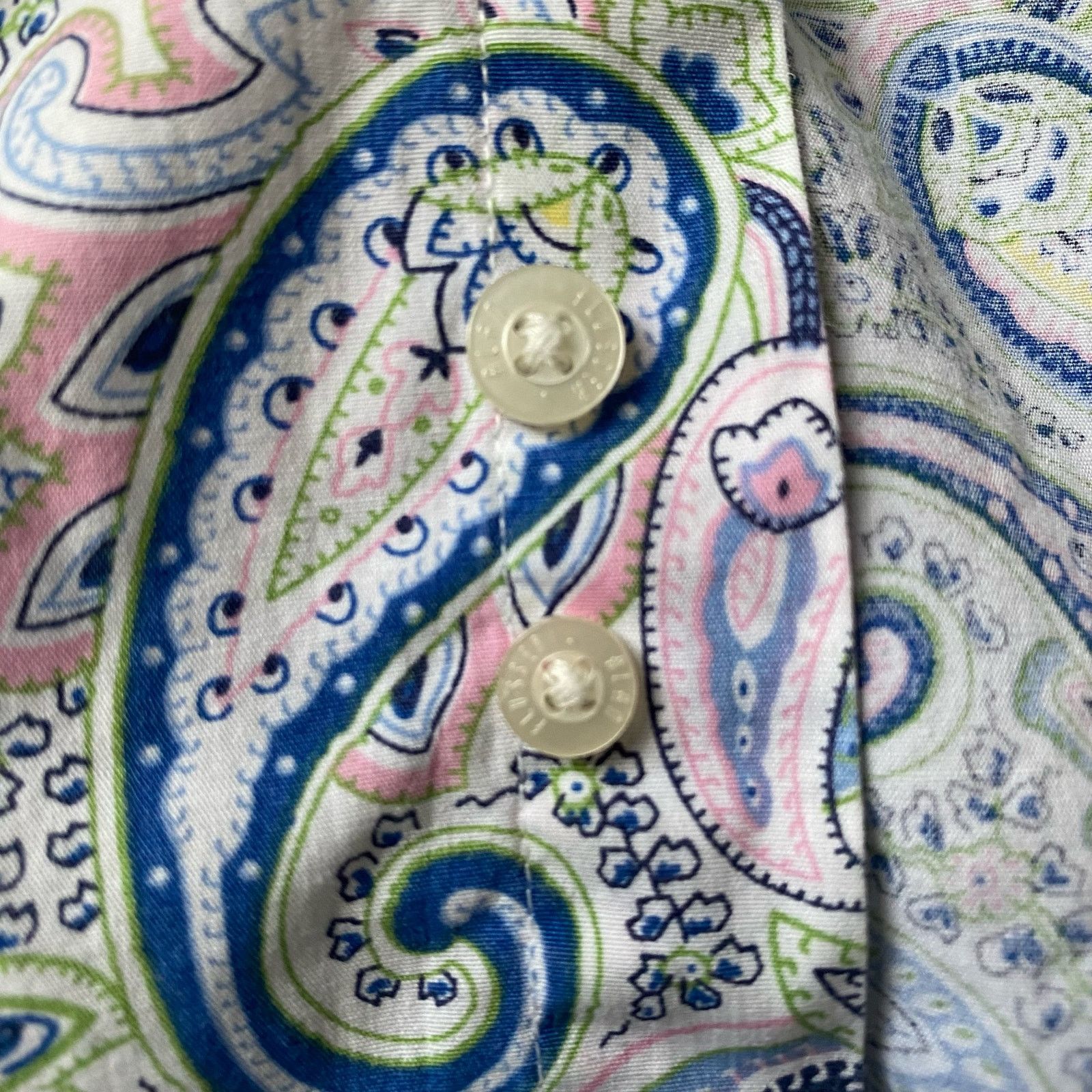 Alan Flusser Alan Flusser Paisley Print Long Sleeved Button Down Shirt Size US L / EU 52-54 / 3 - 10 Thumbnail