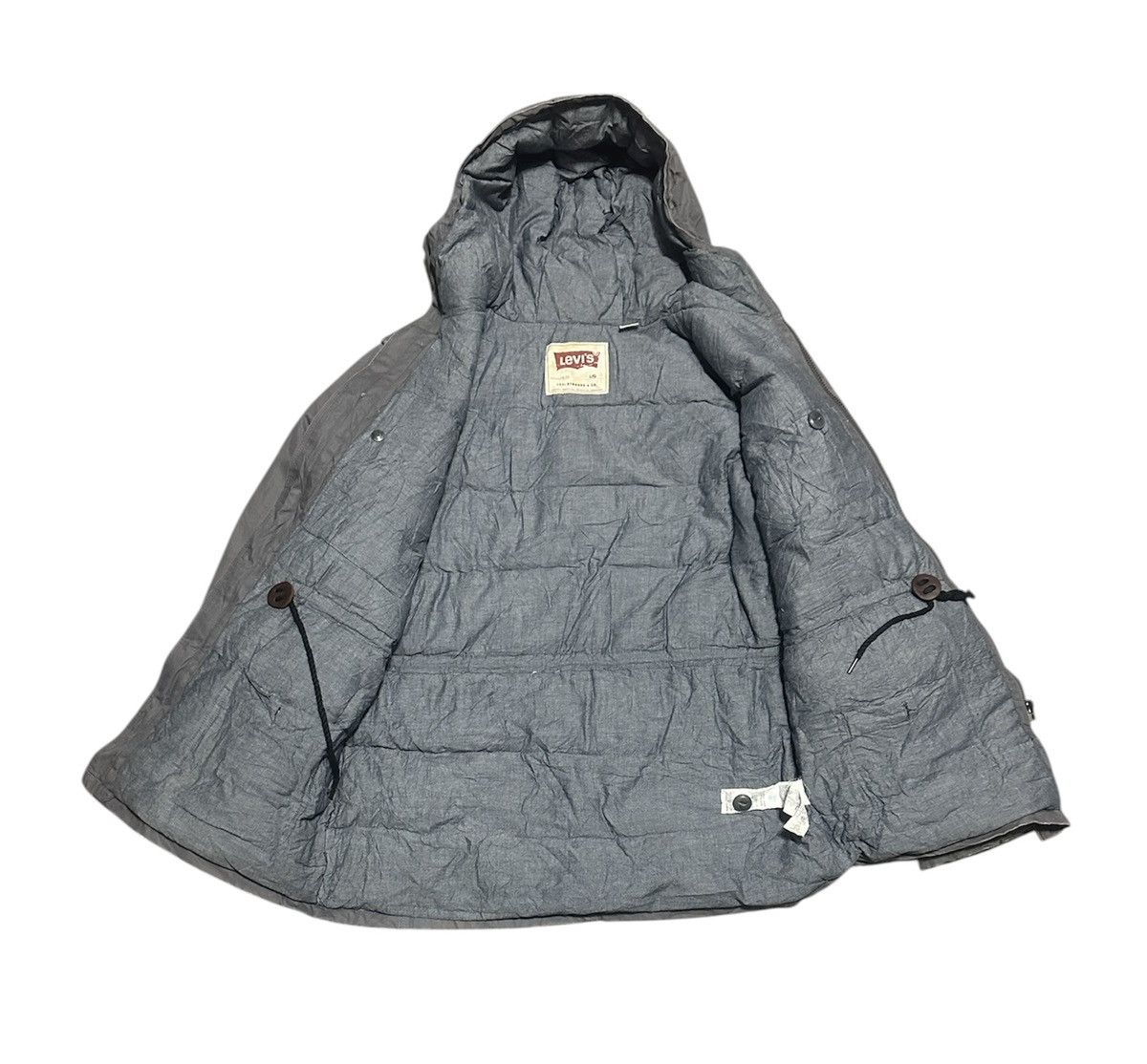 Levi's Vintage Levis Duck Canvas Jacket Hoodie Zipper Ups Size US L / EU 52-54 / 3 - 4 Thumbnail