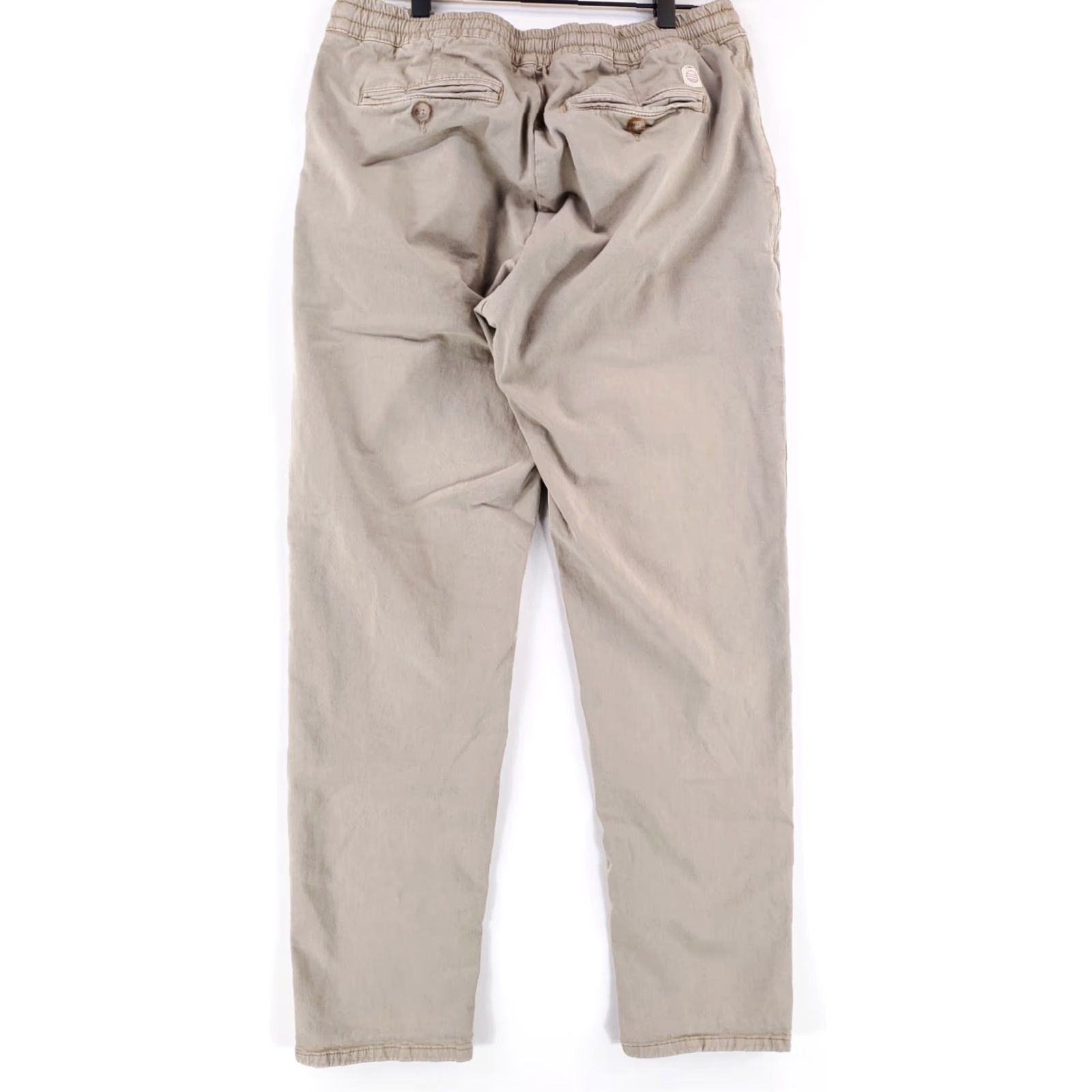 Marine Layer Marine Layer Saturday Joggers Pants Mens M Beige Drawstring Elastic Waist 30-34 Jogger Men M Size US 31 - 4 Thumbnail