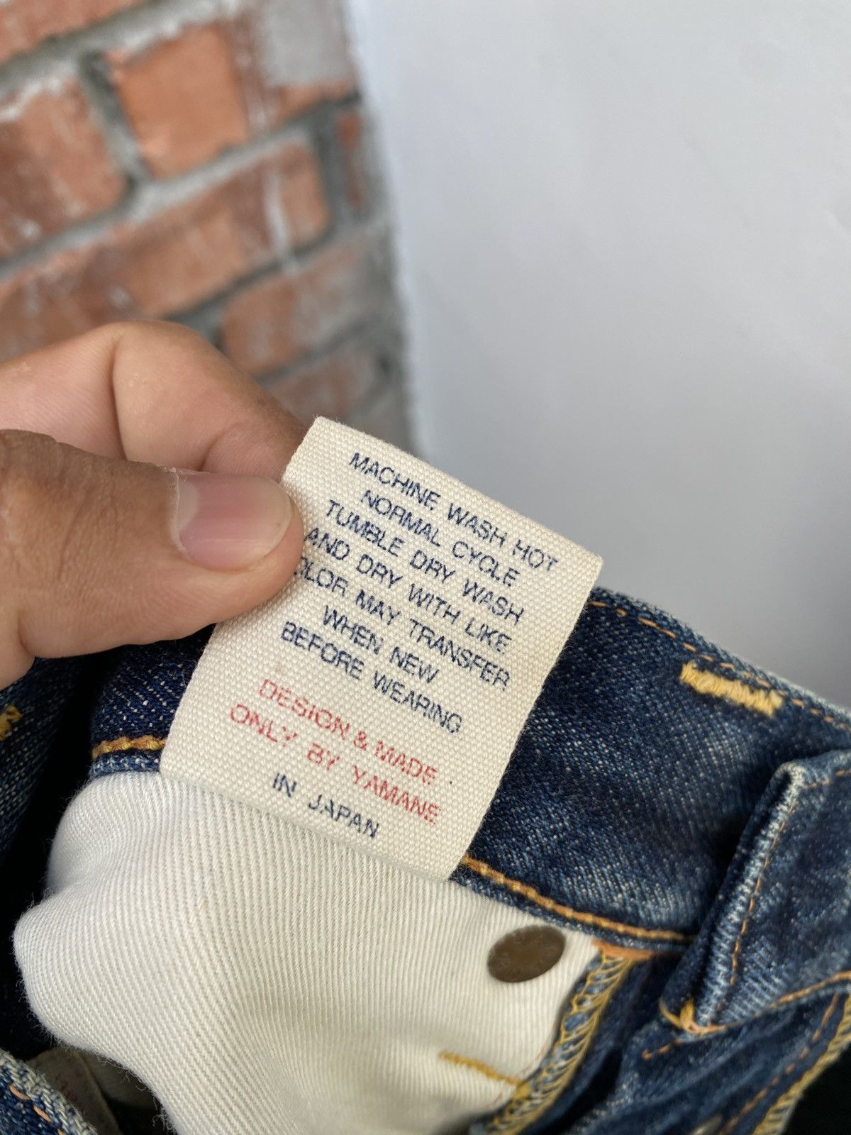 Evisu W26x29 Vintage evisu diacock faded redline made in JAPAN Size 26" / US 2 / IT 38 - 9 Thumbnail