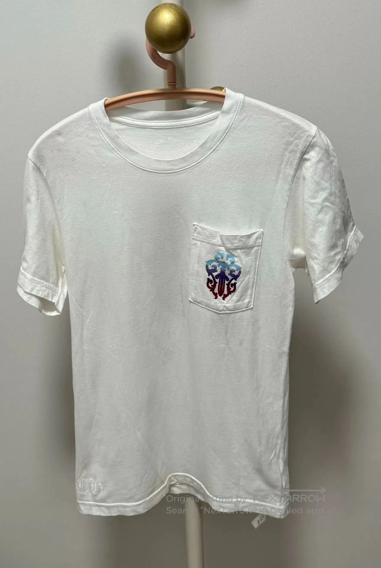 Chrome Hearts chrome hearts white pocket t. Size US S / EU 44-46 / 1 - 1 Thumbnail