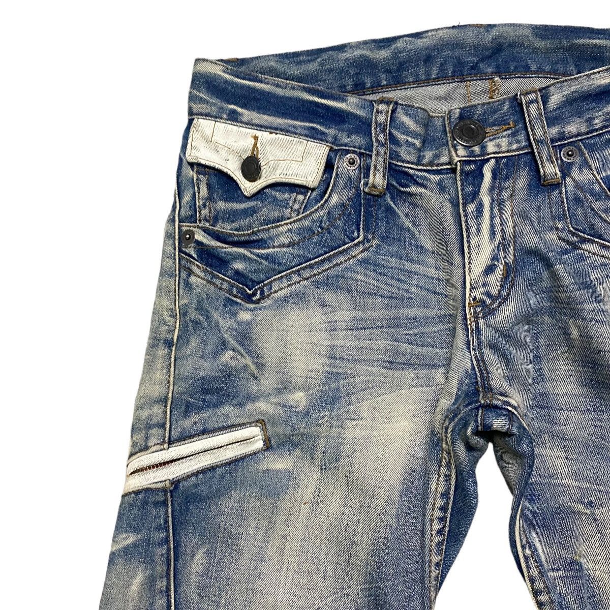 Japanese Brand RATTLE TRAP Denim Flare Jeans Size US 29 - 4 Thumbnail