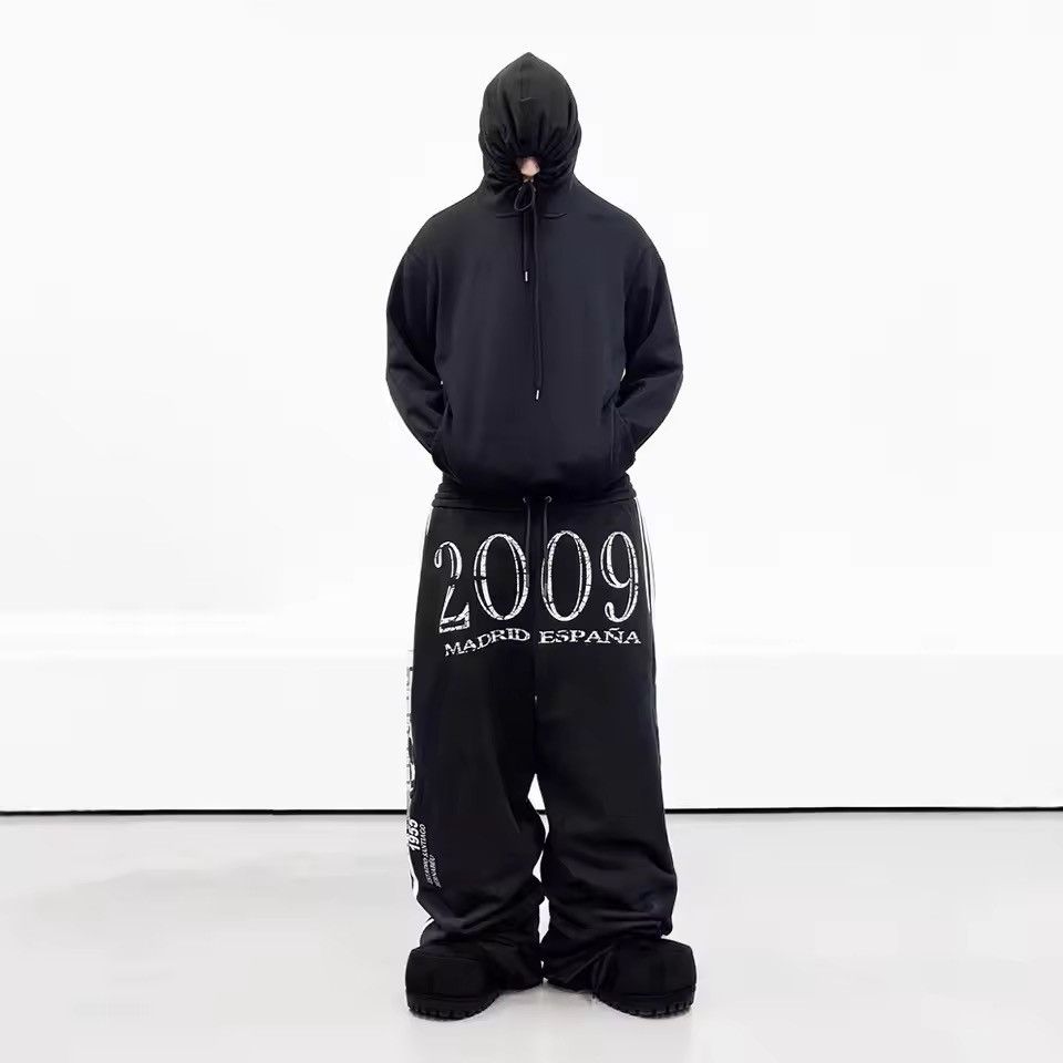 Other street retro stripes letter hip-hop sweatpants Size US 31 - 6 Thumbnail