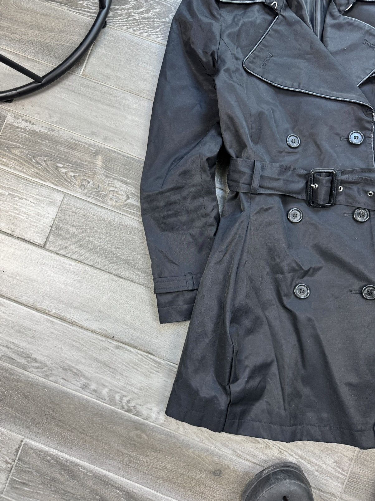 Lauren Ralph Lauren Lauren Ralph Lauren Black Trench Coat Jacket Size S / US 4 / IT 40 - 7 Thumbnail