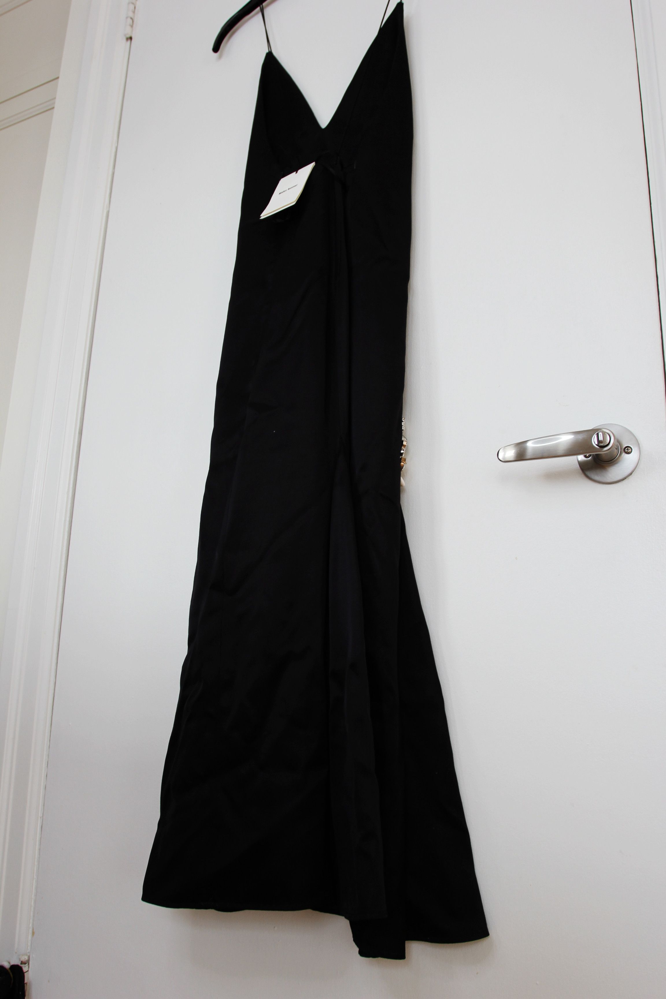 Wales Bonner BNWT AW23 WALES BONNER JOSEPHINE HEAVY SATIN DRESS 40 Size S / US 4 / IT 40 - 7 Thumbnail