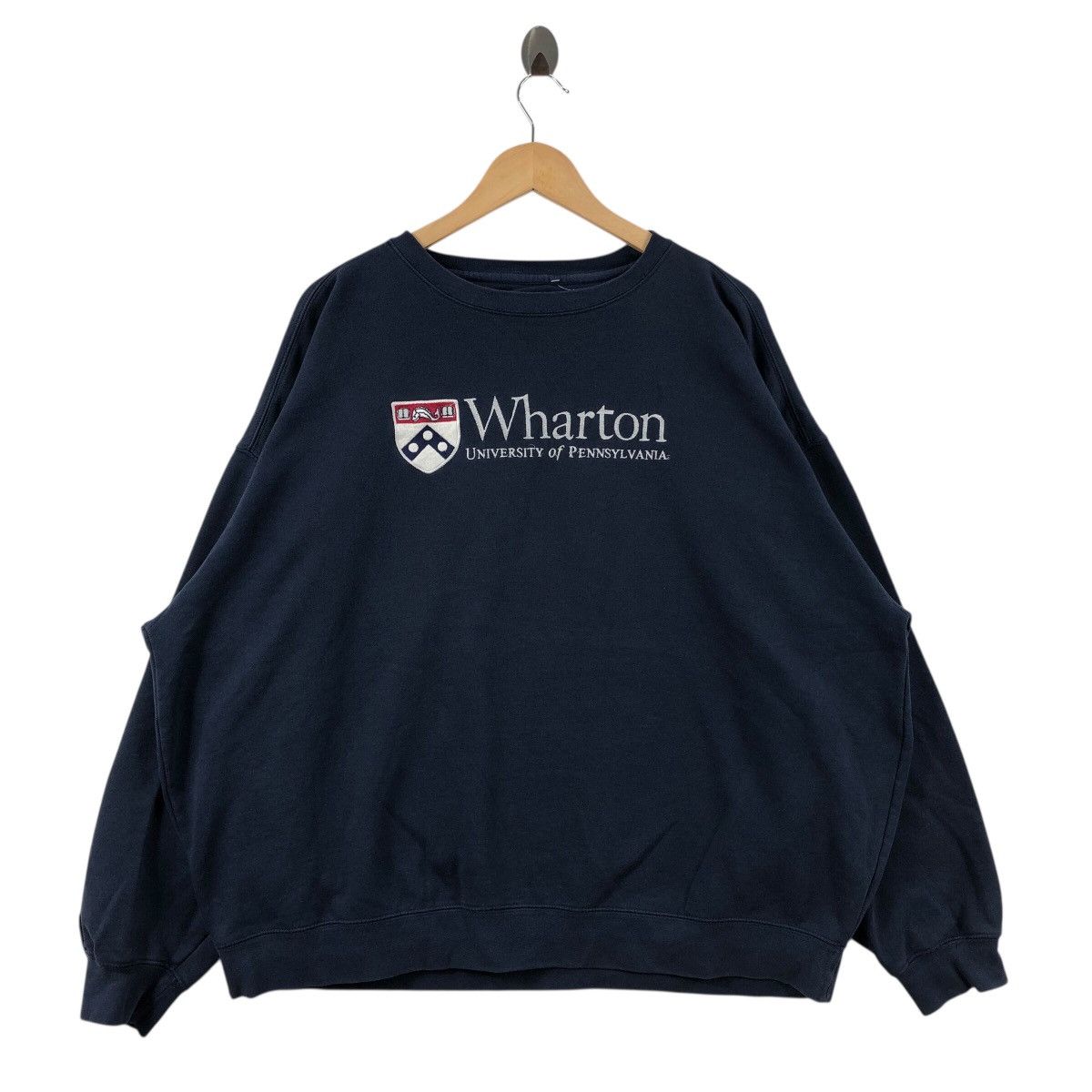 Vintage Vintage COLLEGIATE WHARTON University Of Jansport Sweatshirt Size US XXL / EU 58 / 5 - 1 Thumbnail