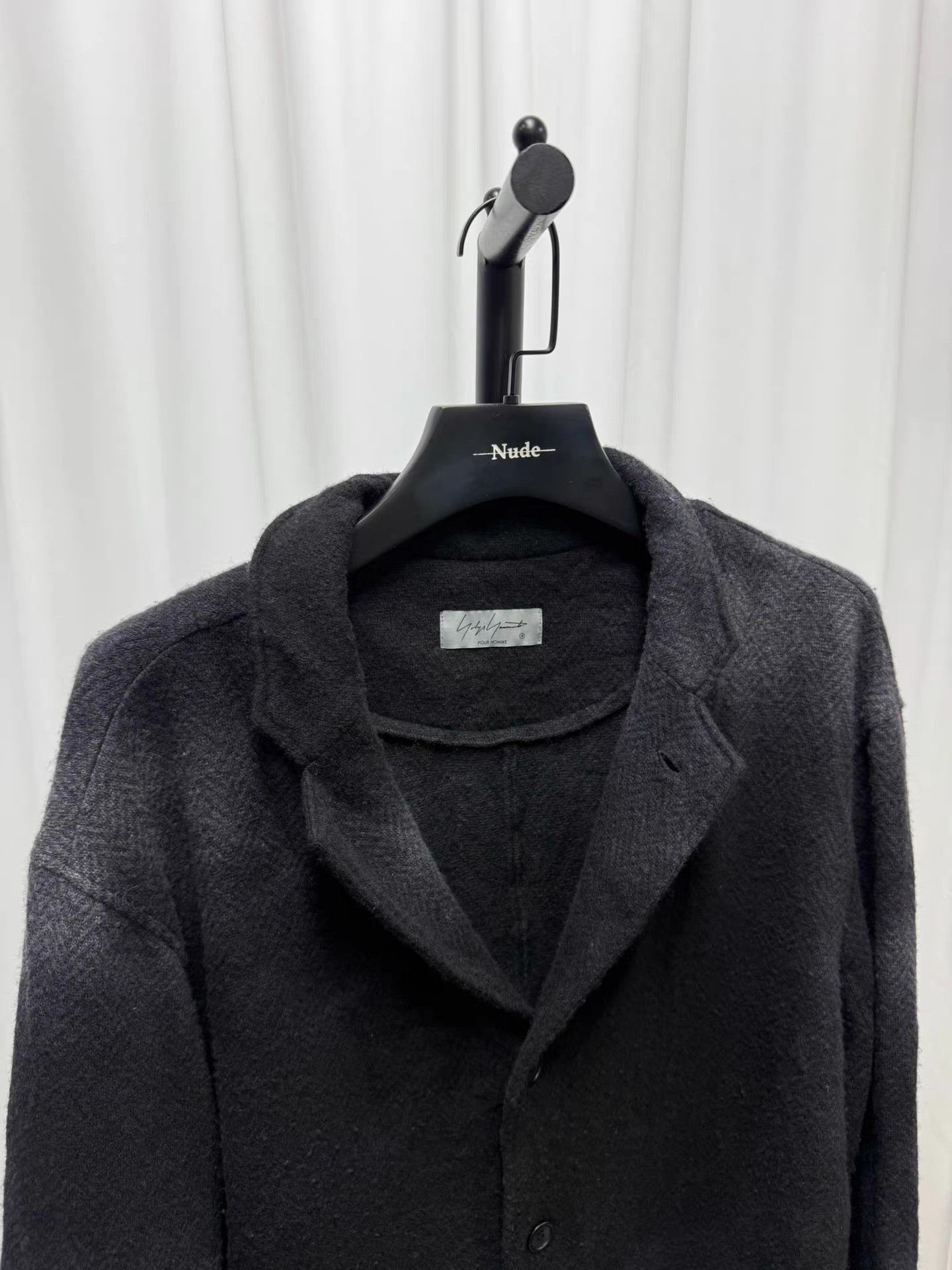 Yohji Yamamoto Yohji Yamamoto Pour Homme Dyed Wool Blazer K20 Size US L / EU 52-54 / 3 - 6 Thumbnail
