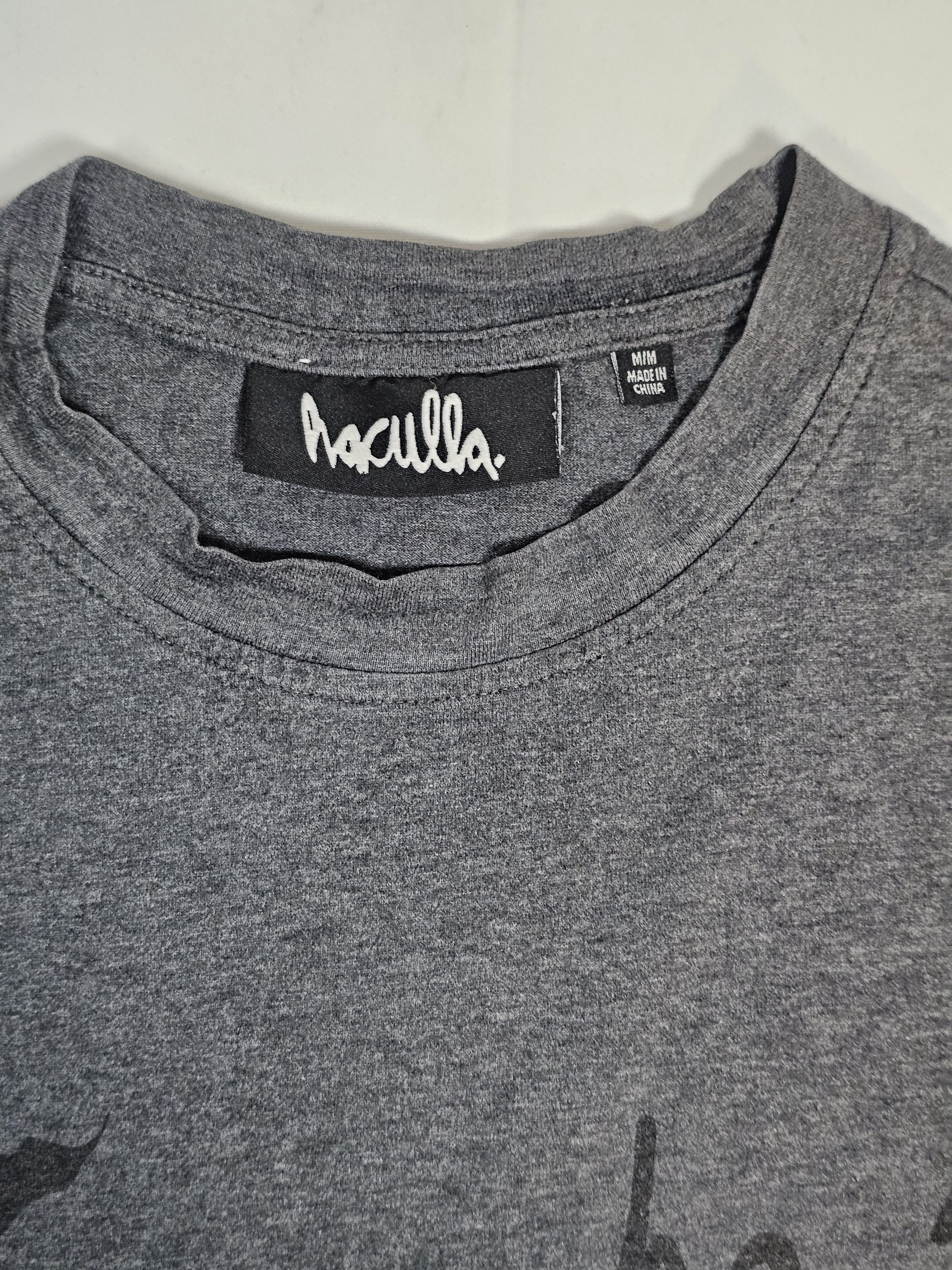 Haculla HACULLA Haha Liberty Drop Shoulder T-Shirt, Grey Medium EUC Size US M / EU 48-50 / 2 - 12 Thumbnail