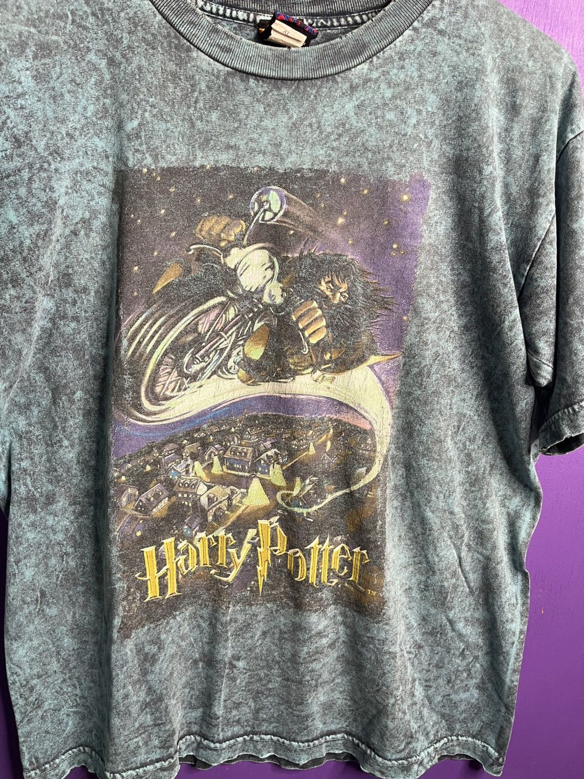 Vintage Vintage Harry Potter Hagrid motorcycle t-shirt Size US M / EU 48-50 / 2 - 3 Thumbnail