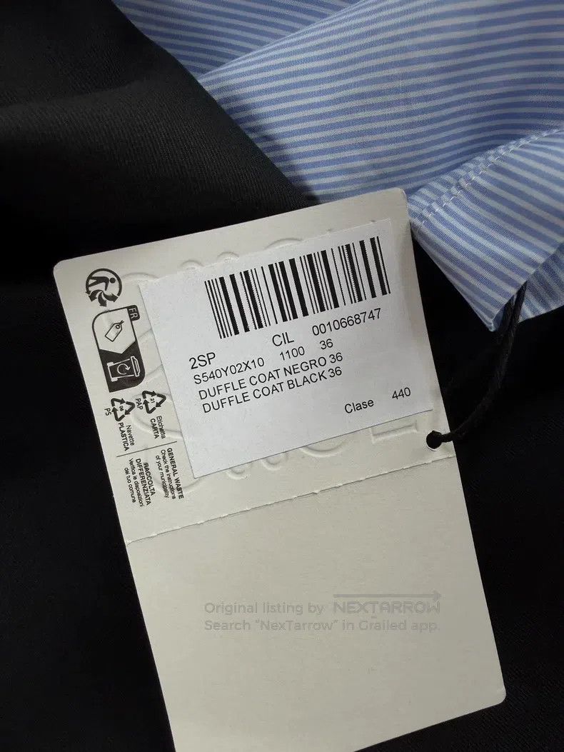 Loewe Loewe FW23 solid color logo patch single-breasted casual p Size XS / US 0-2 / IT 36-38 - 5 Thumbnail
