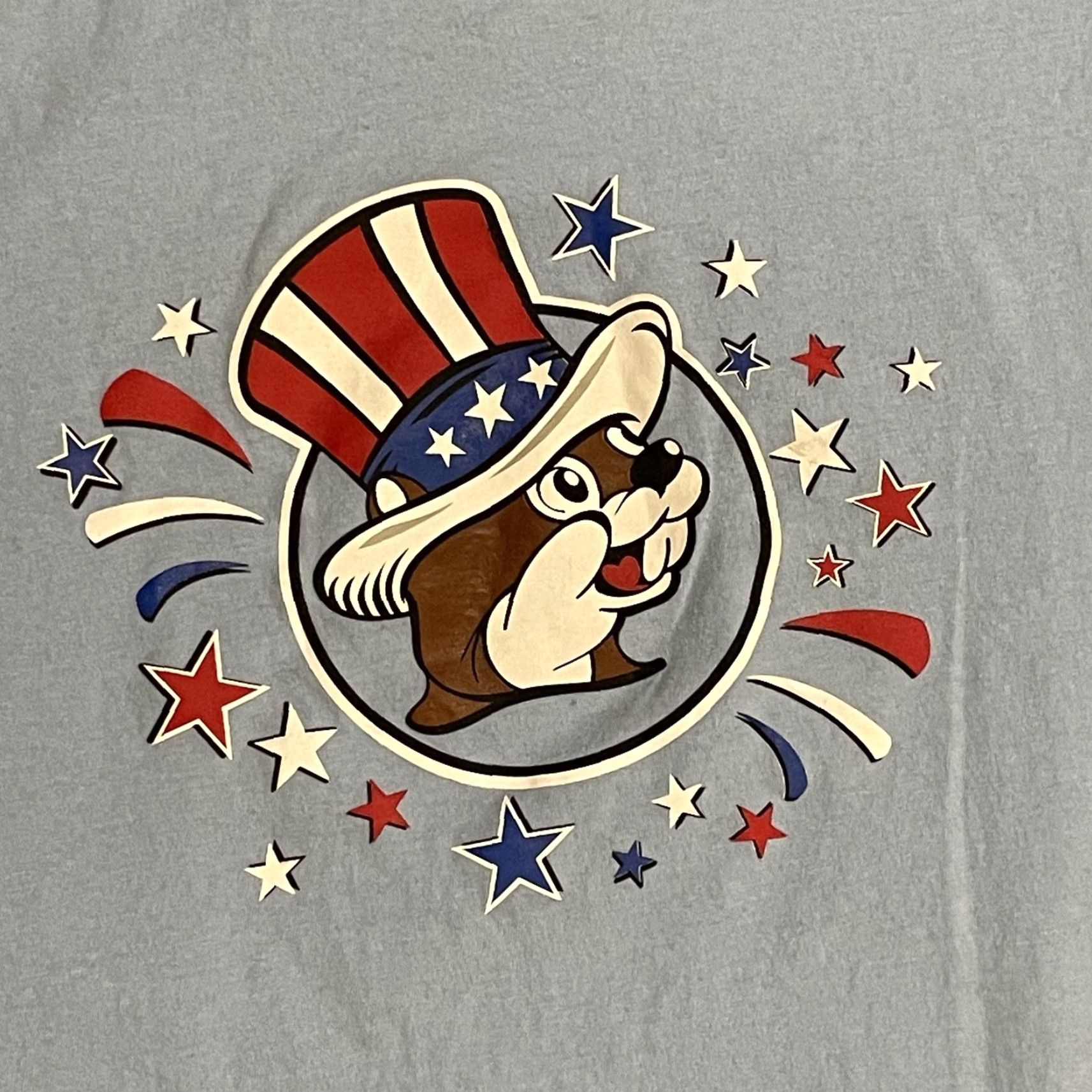 Vintage Buc-ee's Shirt Adult Small Gray Patriotic USA Fourth of July Tee Size US S / EU 44-46 / 1 - 4 Thumbnail