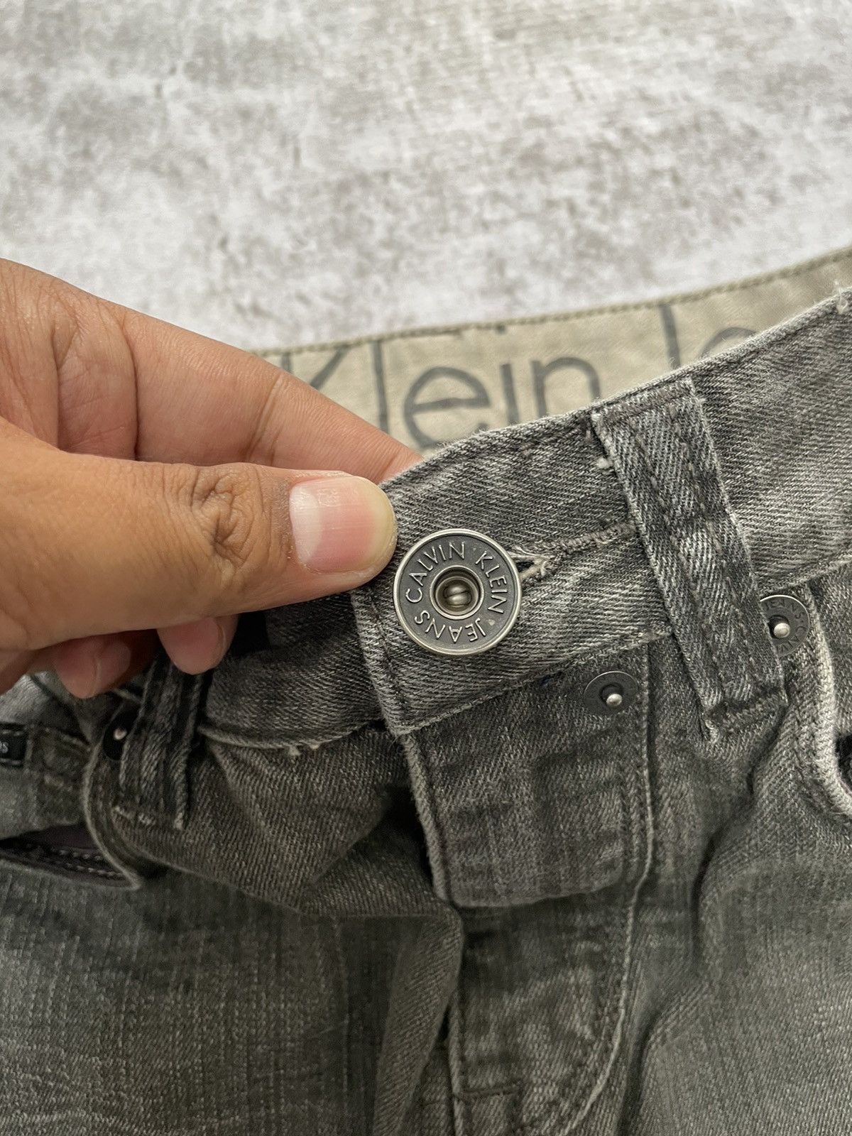 Hysteric Glamour × If Six Was Nine × Le Grande Bleu (L.G.B.) 2000s Calvin klein smoke wash denim Y2k style Size US 29 - 4 Thumbnail
