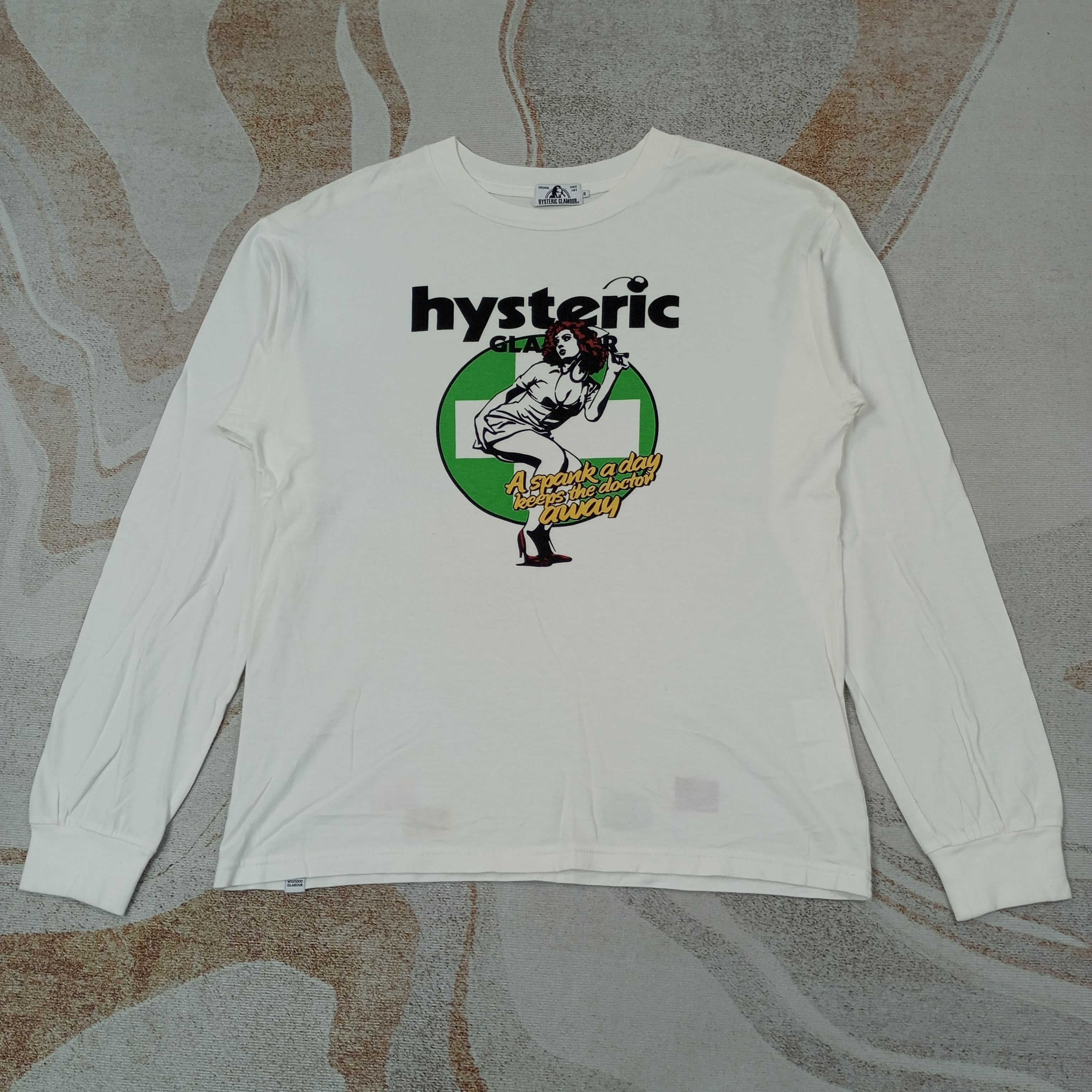 Hysteric Glamour Hysteric Glamour Japanese Naked Tshirt C239N3 Size US M / EU 48-50 / 2 - 1 Thumbnail