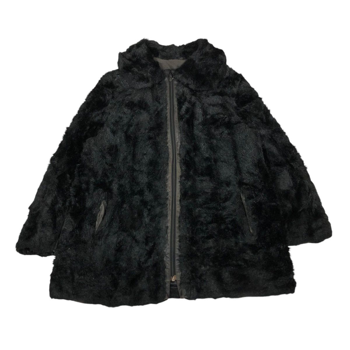 Japanese Brand 🔥VINTAGE GENUINE LEATHER JACKET MINK FUR BLANKET UNBRANDED Size US M / EU 48-50 / 2 - 1 Thumbnail