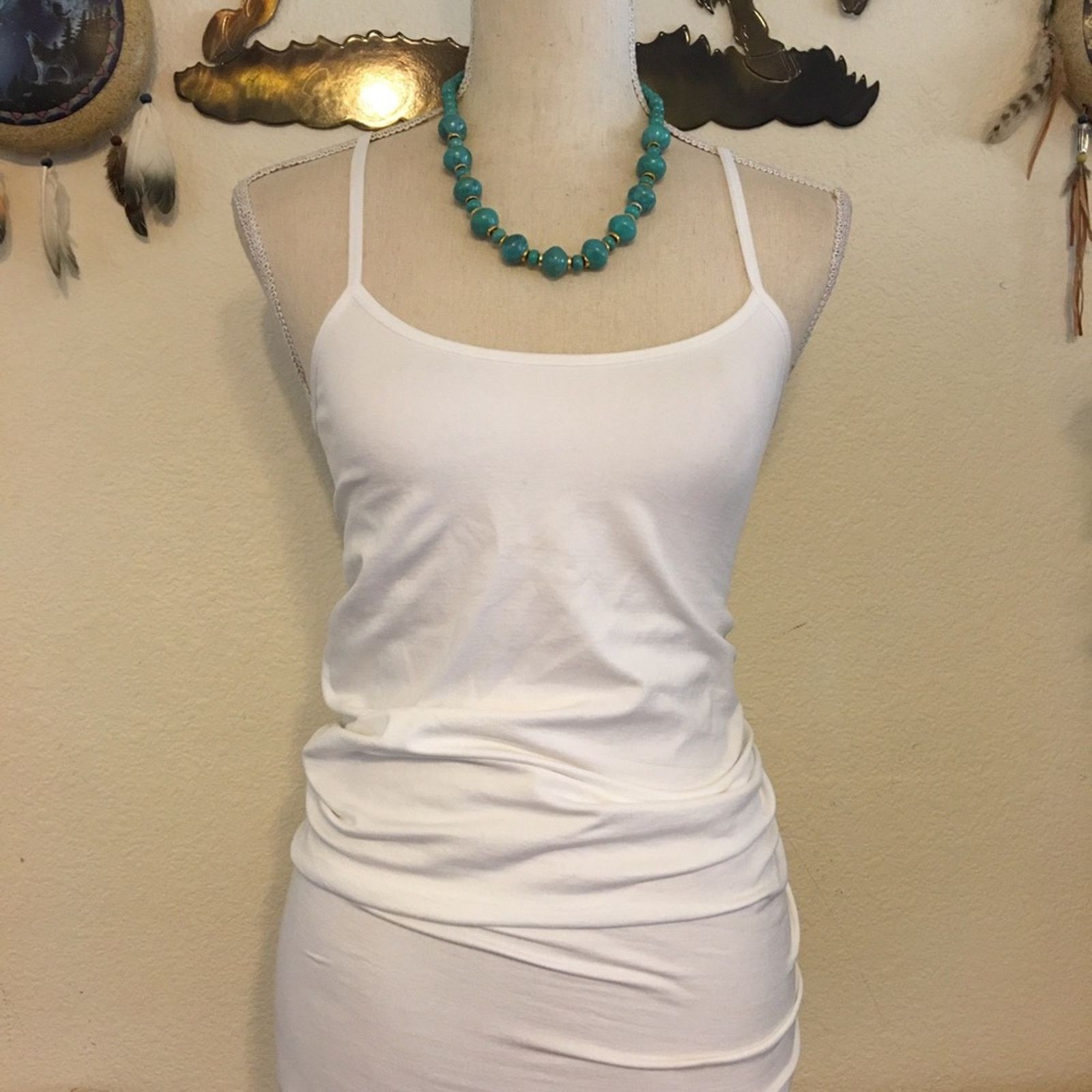 Vintage Vintage 70s faux turquoise beaded necklace Size ONE SIZE - 4 Thumbnail