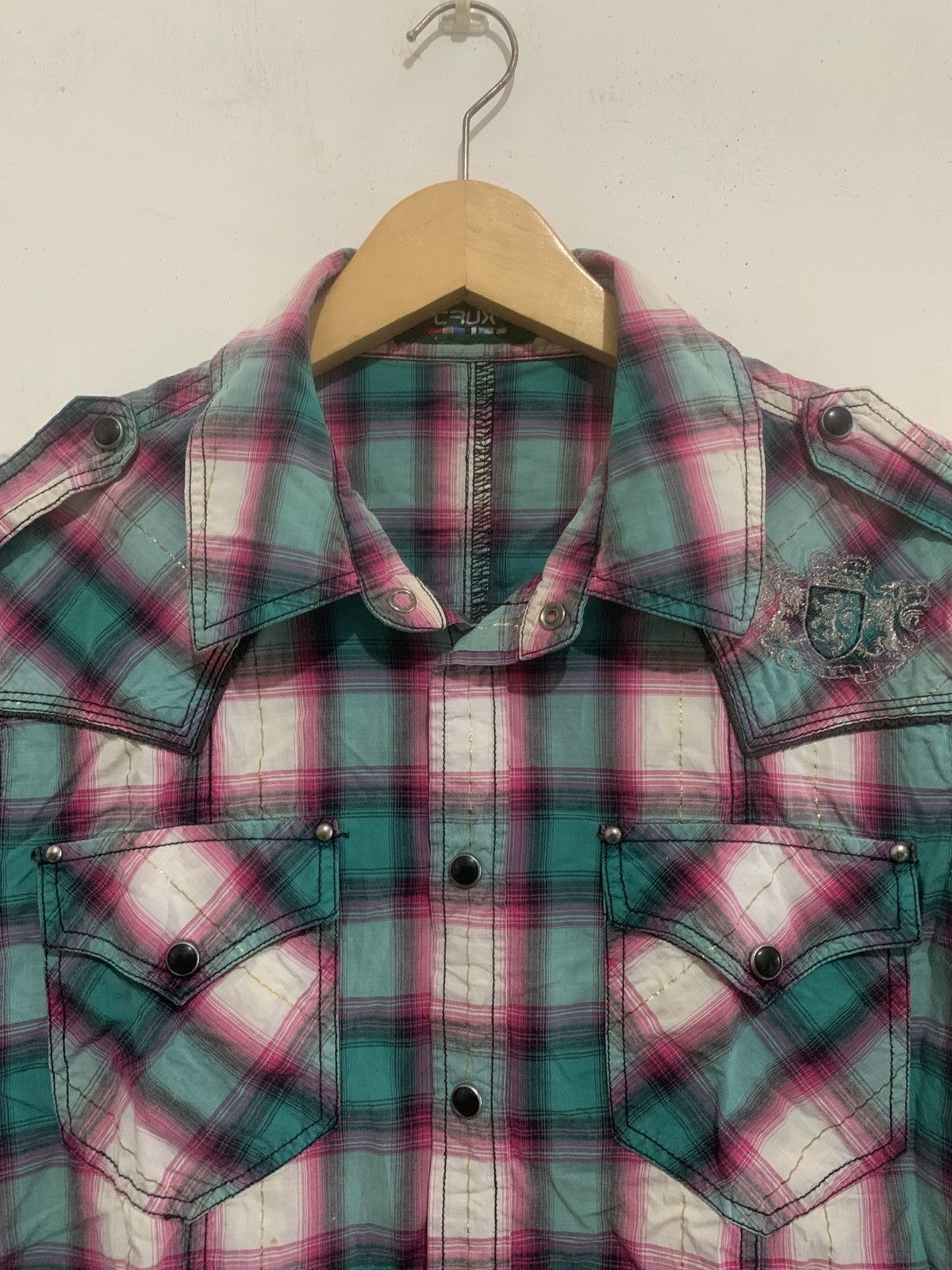 Japanese Brand Crux Button Shirt Size US M / EU 48-50 / 2 - 4 Thumbnail
