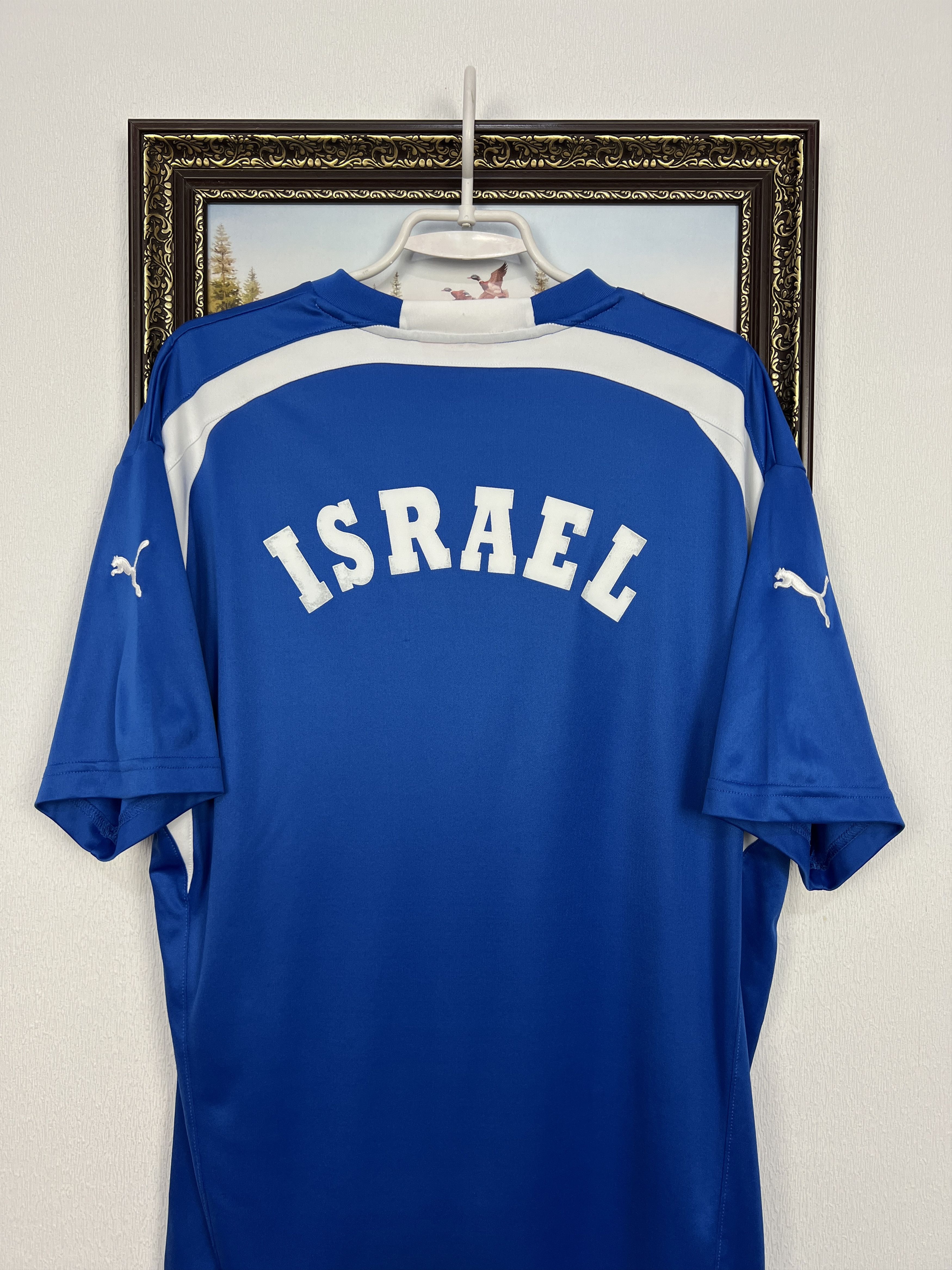 Puma Israel Home football shirt 2006 Soccer Puma Blue Jersey Size US L / EU 52-54 / 3 - 12 Thumbnail