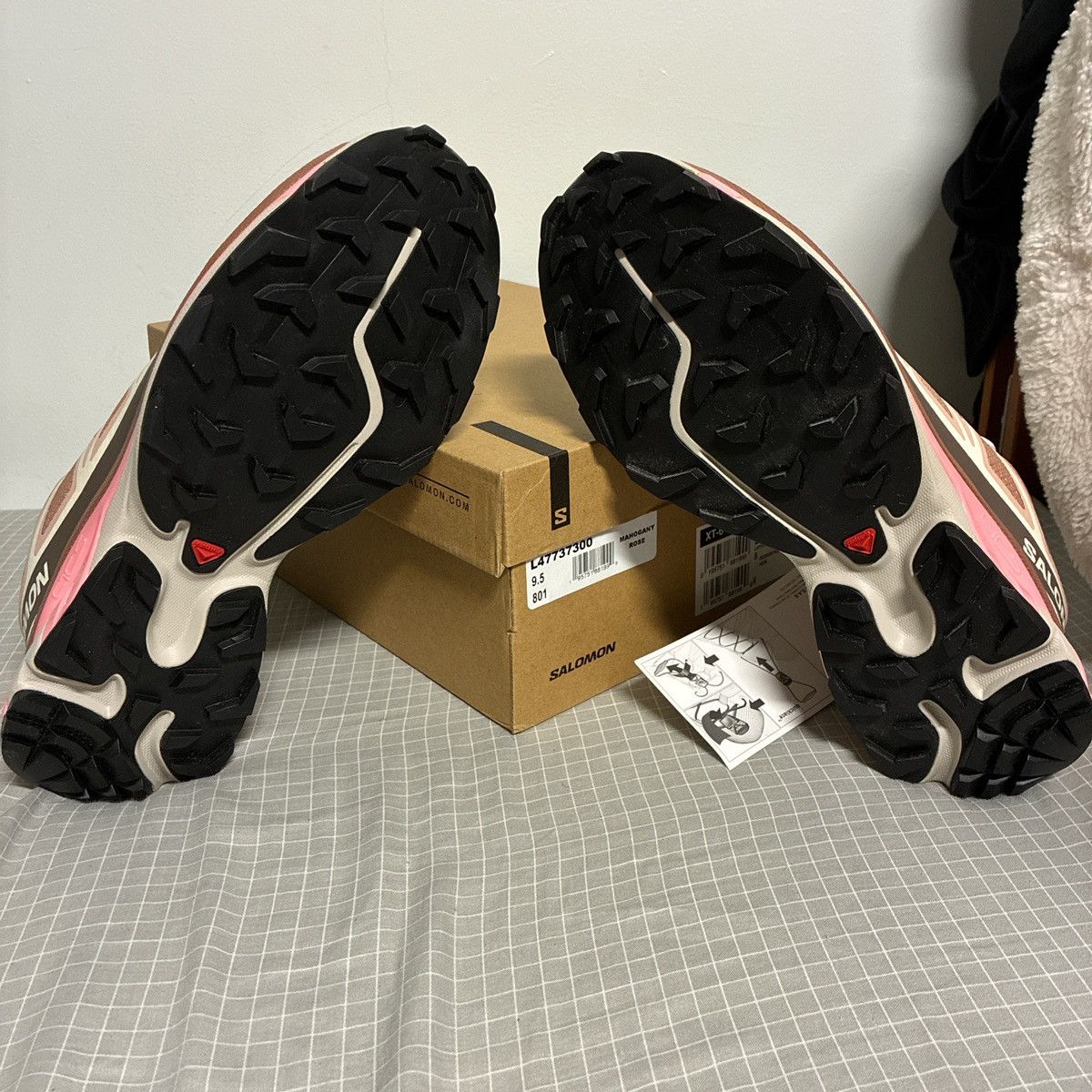 Salomon Size 9.5 - Salomon XT-6 Mahogany Rose Earth Brown Size US 9.5 / EU 42-43 - 5 Thumbnail