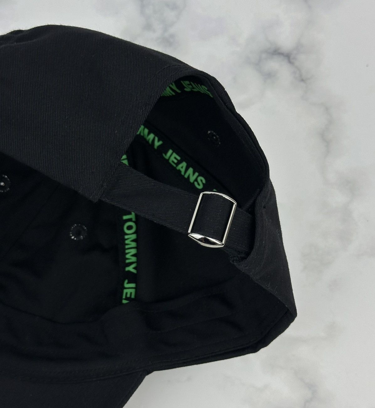 Tommy Hilfiger Tommy Jeans Classic Logo Baseball Cap - Black One Size Size ONE SIZE - 5 Thumbnail