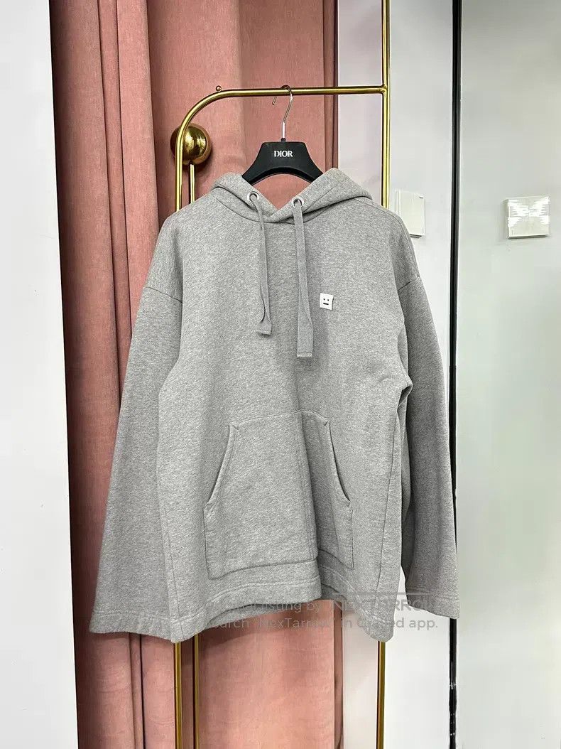 Acne Studios Acne Studios Gray Hooded Sweatshirt Size XXS / US 00 / IT 34 - 1 Thumbnail