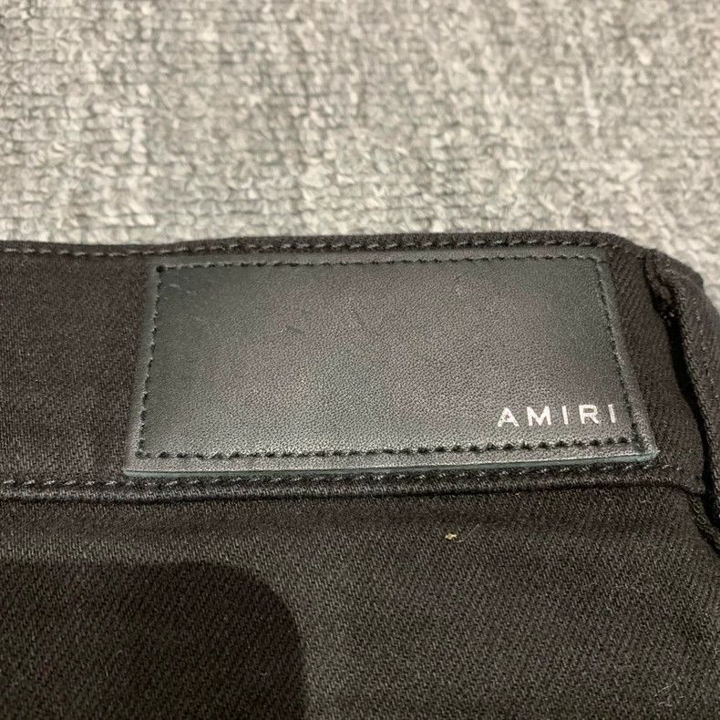 Amiri Amiri Black micro trousers, button-up trousers and jeans 25 Size US 36 / EU 52 - 6 Thumbnail
