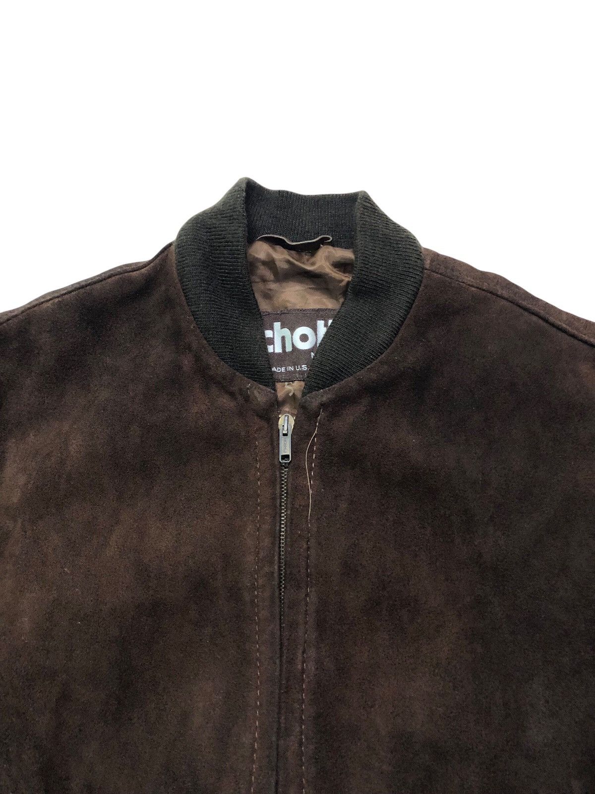 Schott Vintage Schott 90s suede Leather Jacket Size US L / EU 52-54 / 3 - 4 Thumbnail