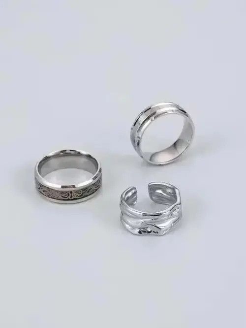 Other 3pcs Mens Ring set Size ONE SIZE - 3 Thumbnail
