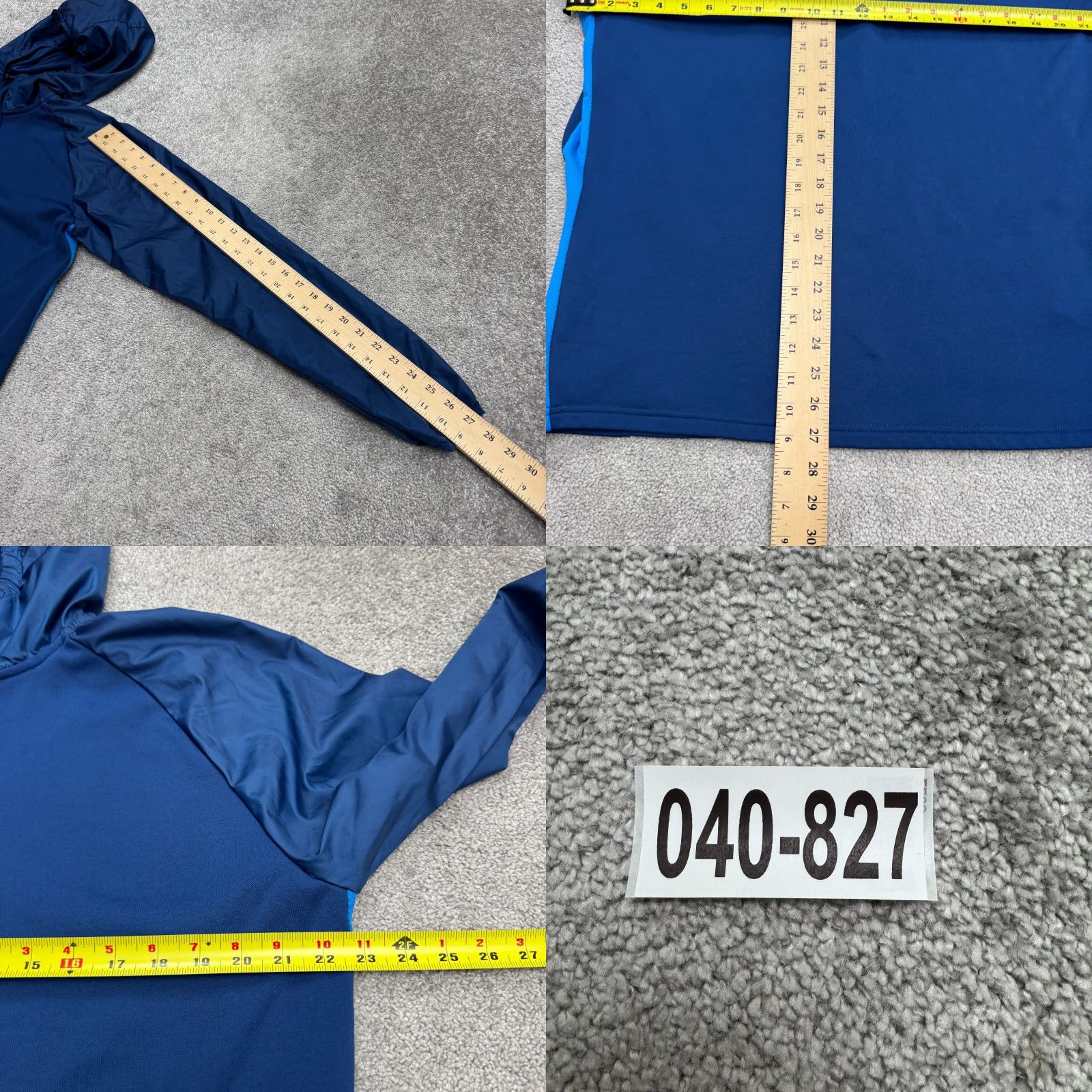 Nike Nike Dri-Fit Academy Hoodie Raglan Sleeve Pullover Mens Large Blue Football, Sports, Athleisure, Classic, Outdoor, Nike Dri-FIT Size L / US 10 / IT 46 - 9 Thumbnail