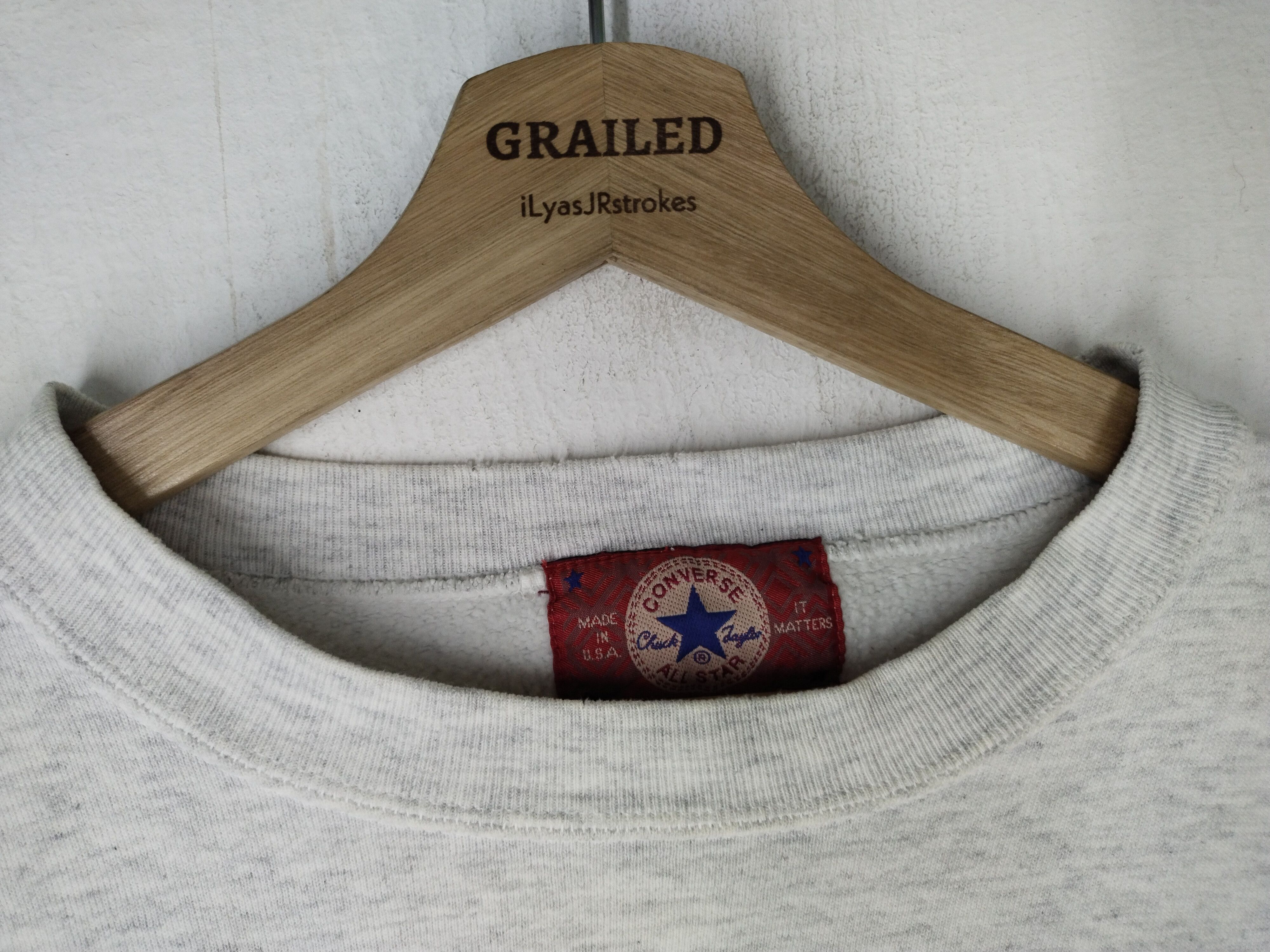 Converse × Vintage Vintage 93's Converse All Star Made in USA Promo Sweat Rare Size US M / EU 48-50 / 2 - 9 Thumbnail