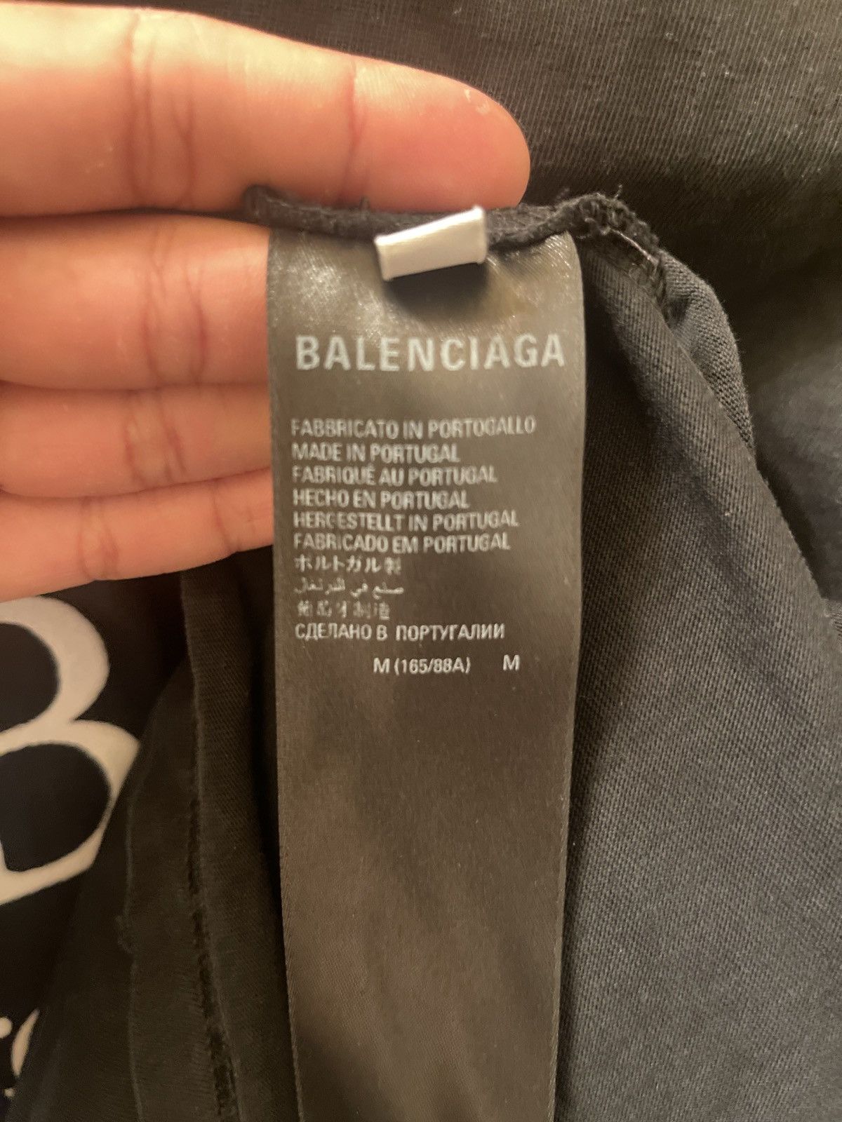 Balenciaga BALENCIAGA BE-DIFFERENT TEE Size US M / EU 48-50 / 2 - 4 Thumbnail