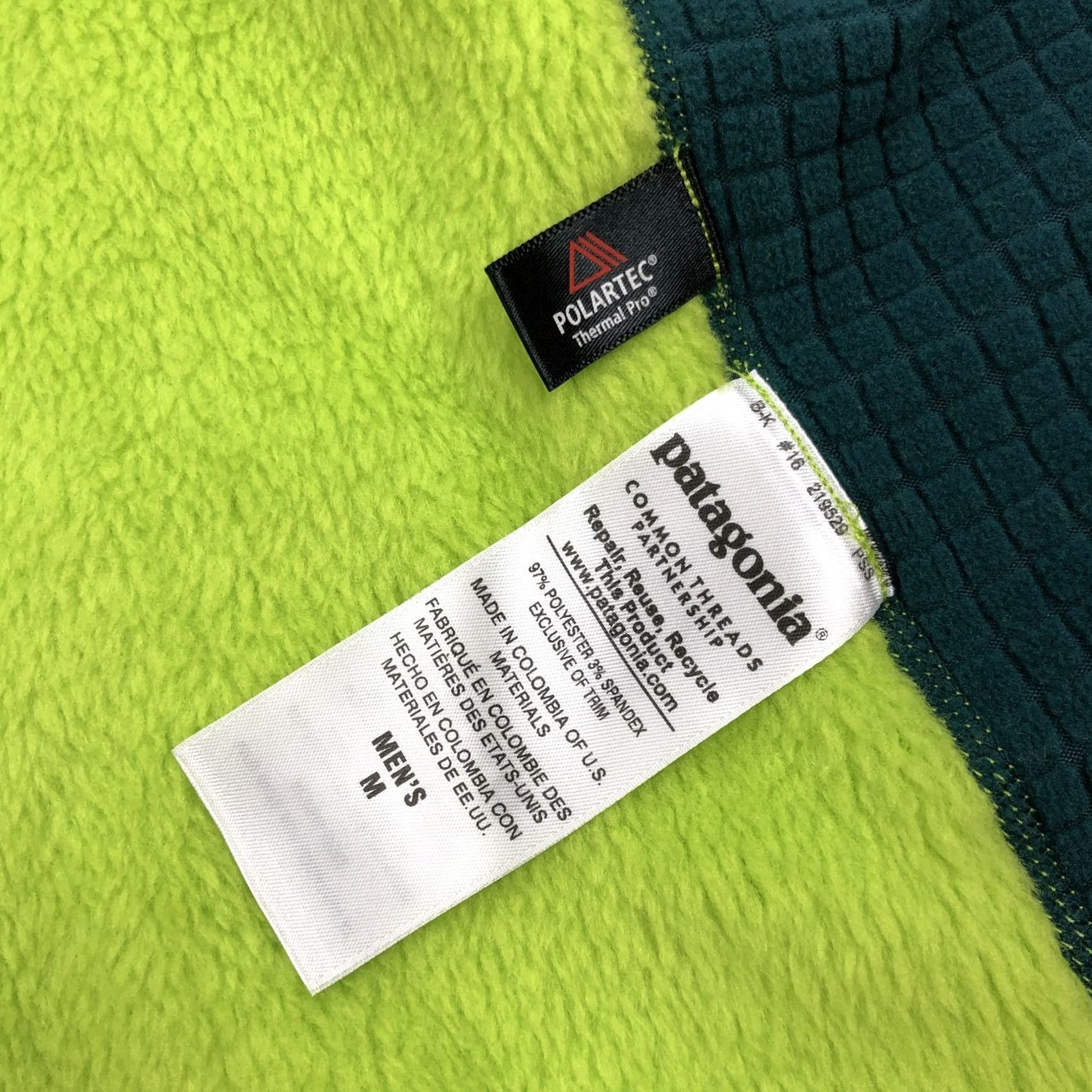 Patagonia Patagonia M Fleece Jacket Polartec Thermal Pro Full Zip R2 Peppergrass Green Confident Athletic Regular Mens Jacket Size US M / EU 48-50 / 2 - 7 Thumbnail