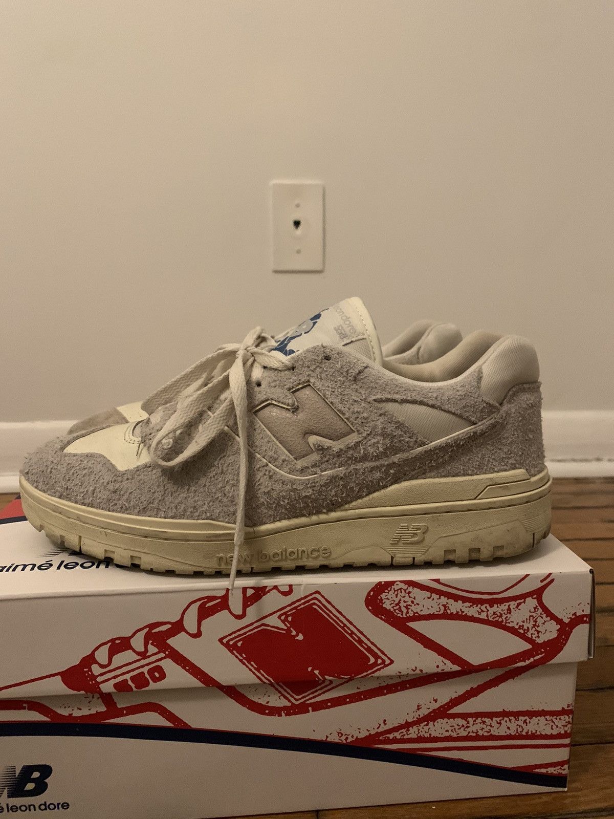 Aime Leon Dore × New Balance ALD / NB P550 Basketball Oxfords Size US 9.5 / EU 42-43 - 2 Thumbnail