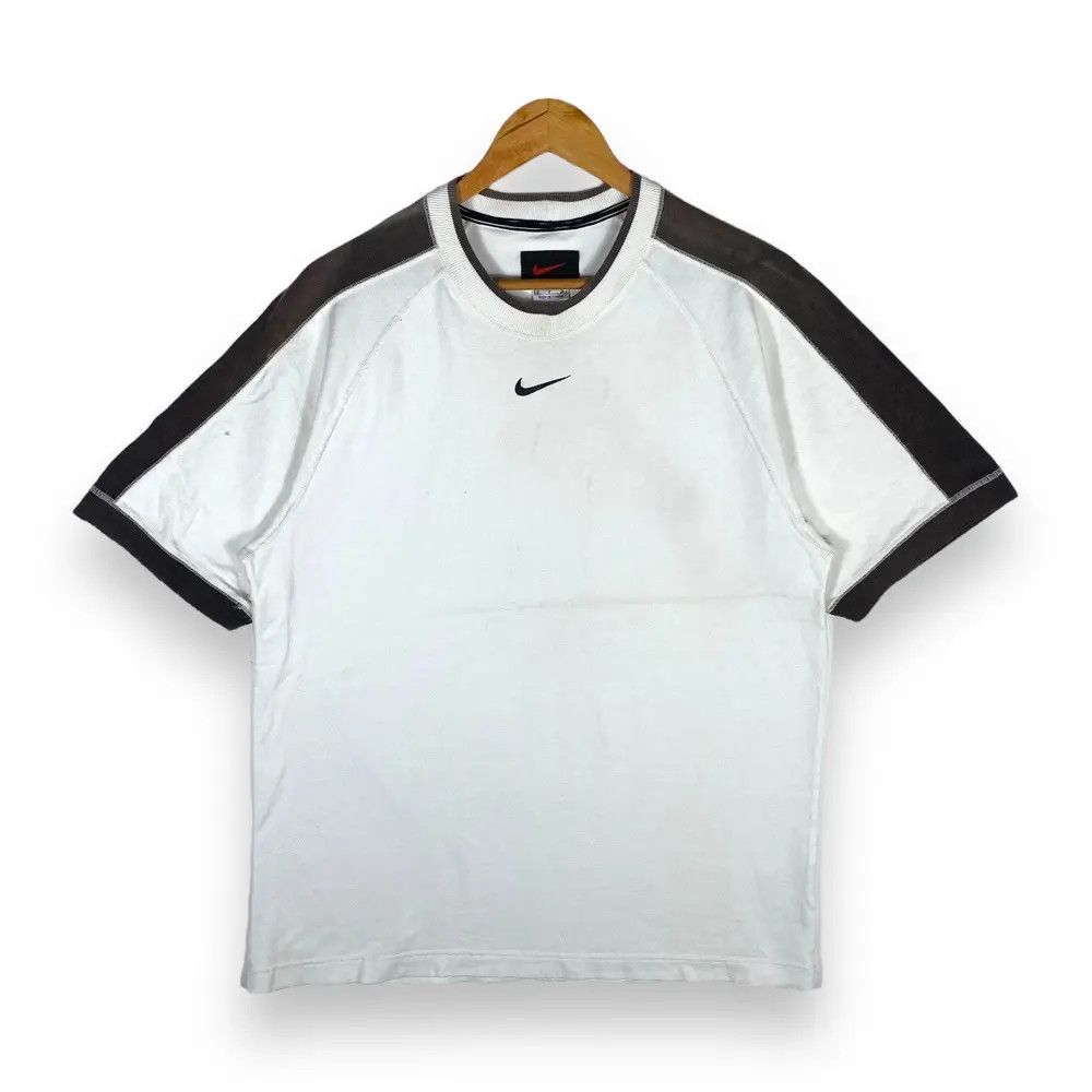 Nike Vintage 90's NIKE Center Swoosh Faded Tee Size US S / EU 44-46 / 1 - 1 Thumbnail