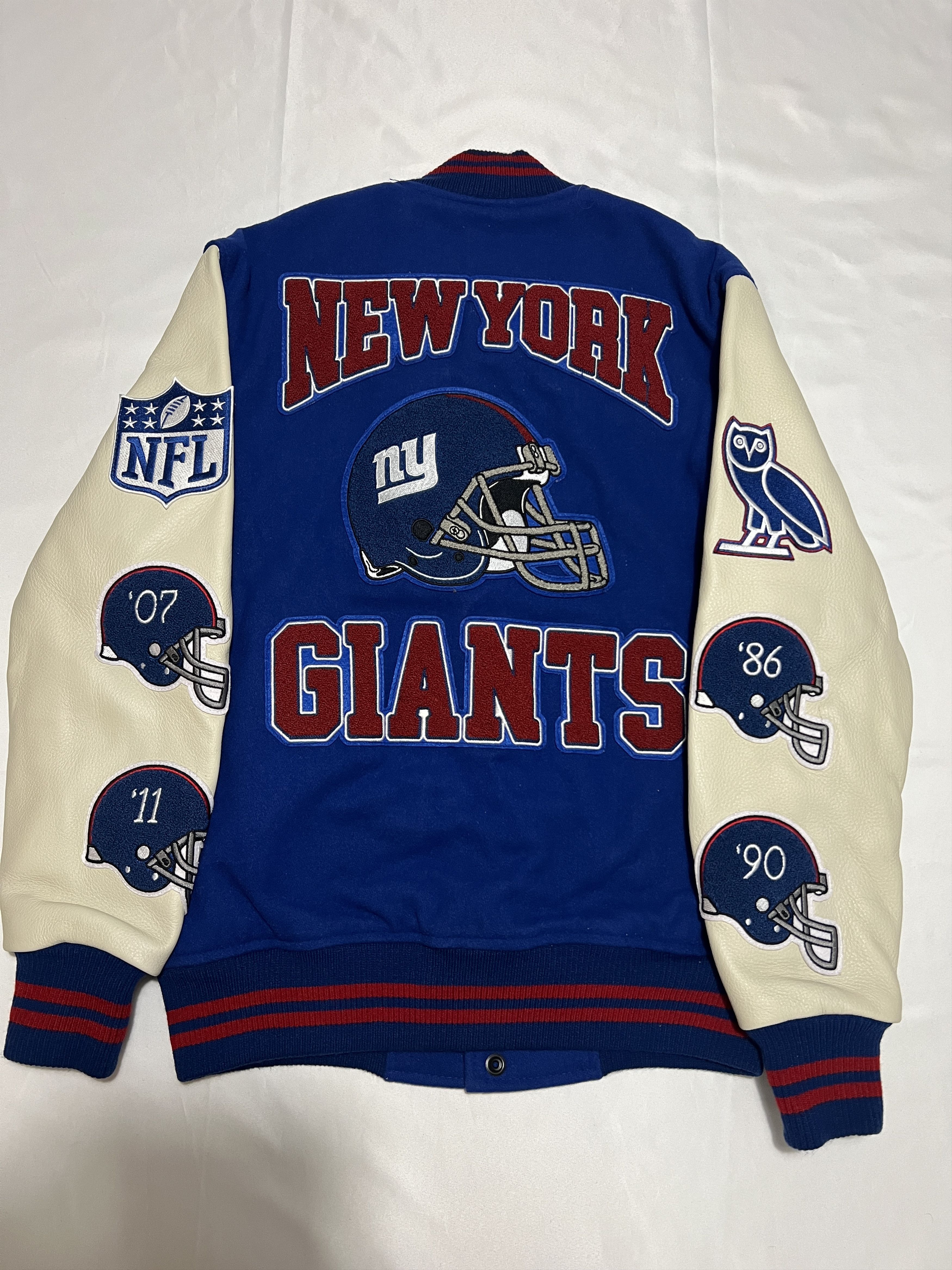 Drake OVO x NFL NEW YORK GIANTS OG VARSITY JACKET Size US S / EU 44-46 / 1 - 12 Thumbnail