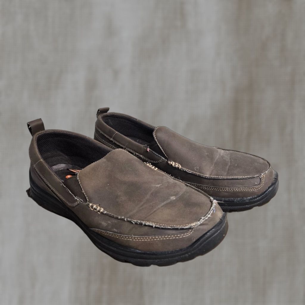 Vintage DEER STAGS Everest Slip-On Casual Shoes Adult Men’s 10.5 Brown Memory Foam Size US 10.5 / EU 43-44 - 1 Thumbnail