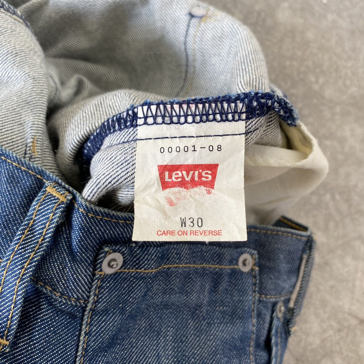 Levi's Vintage Levis Engineered Takuya Kimura Regular Denim Jeans Size US 30 / EU 46 - 11 Thumbnail