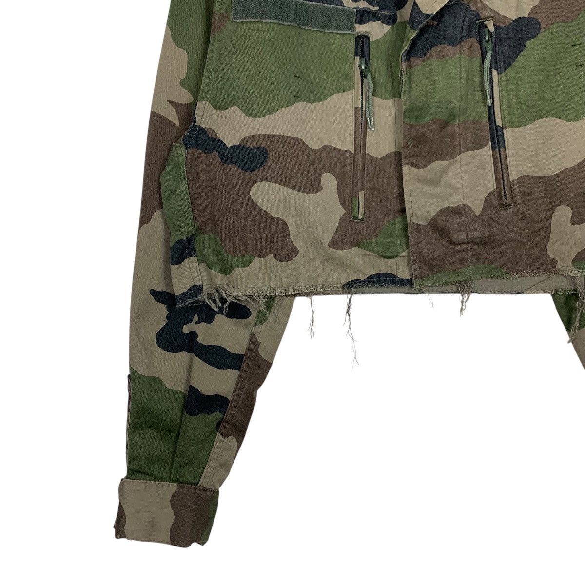 Custommade Vintage Army Military Camo Custom Cropped Jacket #1851-C80 Size L / US 10 / IT 46 - 3 Thumbnail