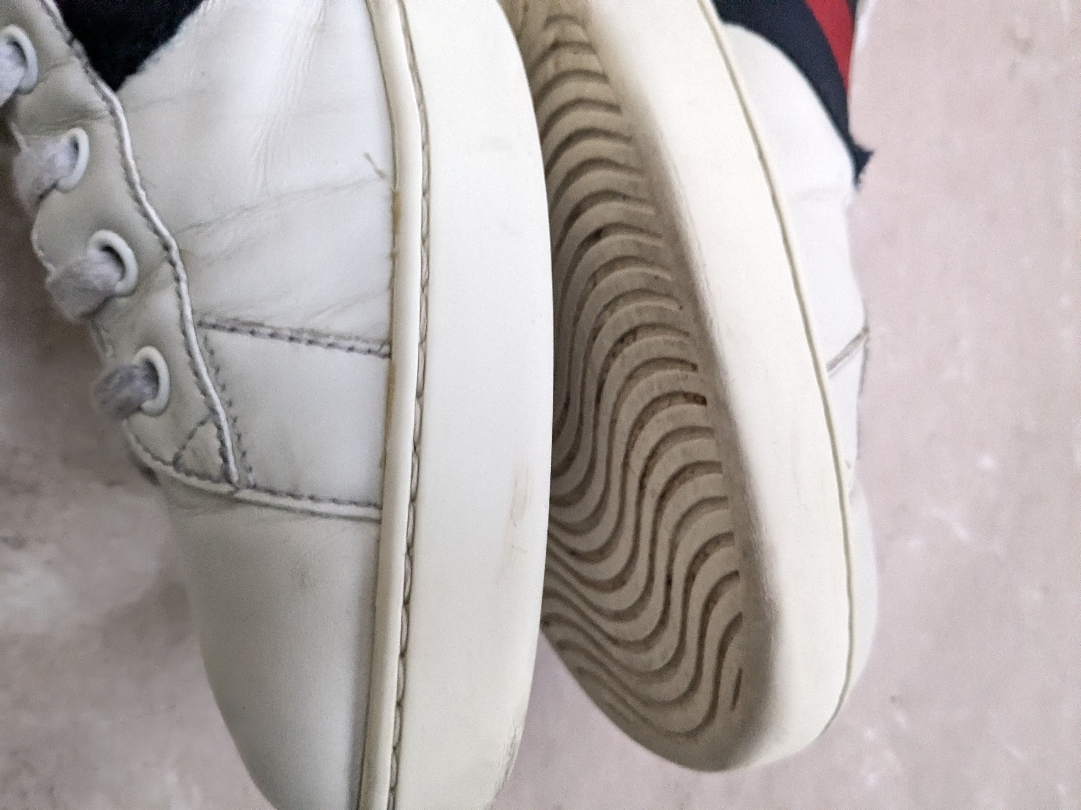 Gucci Gucci Ace White 12.5 Low Tops Leather Size US 12.5 / EU 45-46 - 9 Thumbnail