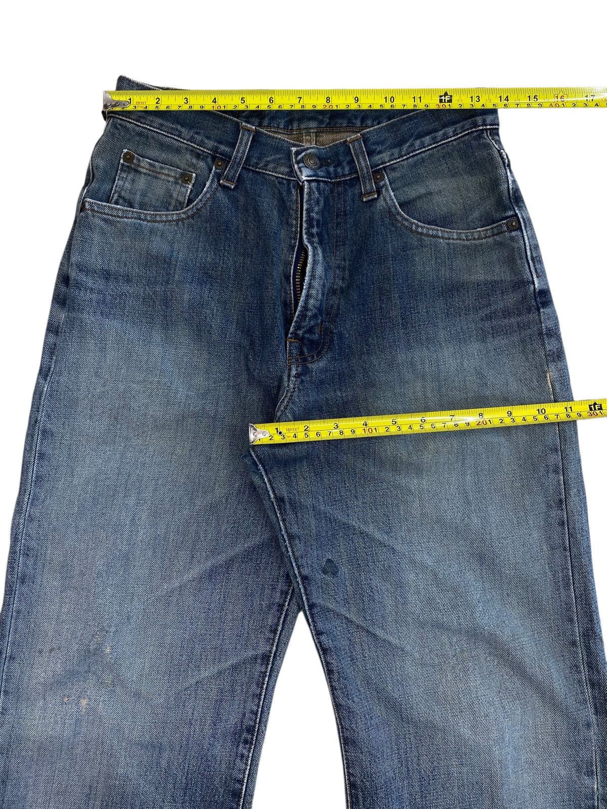 Japanese Brand Japanese Brand Gold Rush Blue Faded Wash Style Loose Jeans Size US 28 / EU 44 - 9 Thumbnail