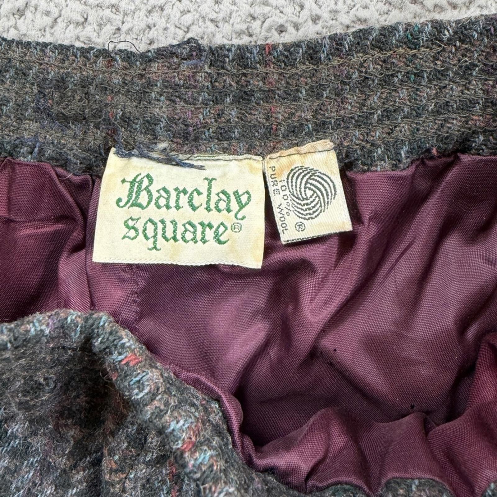 Other Vintage 70's Barclay Square 100% Wool Houndstooth Trousers Size 34R - 5 Thumbnail