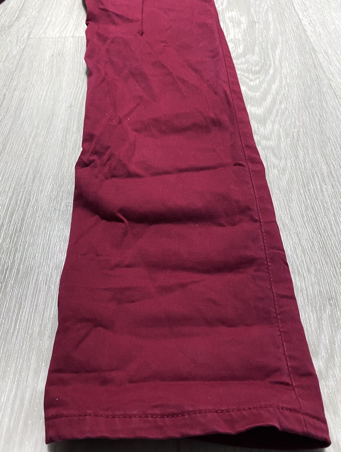 Acne Studios Womens Acne Studios Flex Satin Red Cotton Stretch Pant Jeans Size 28" / US 6 / IT 42 - 25 Thumbnail